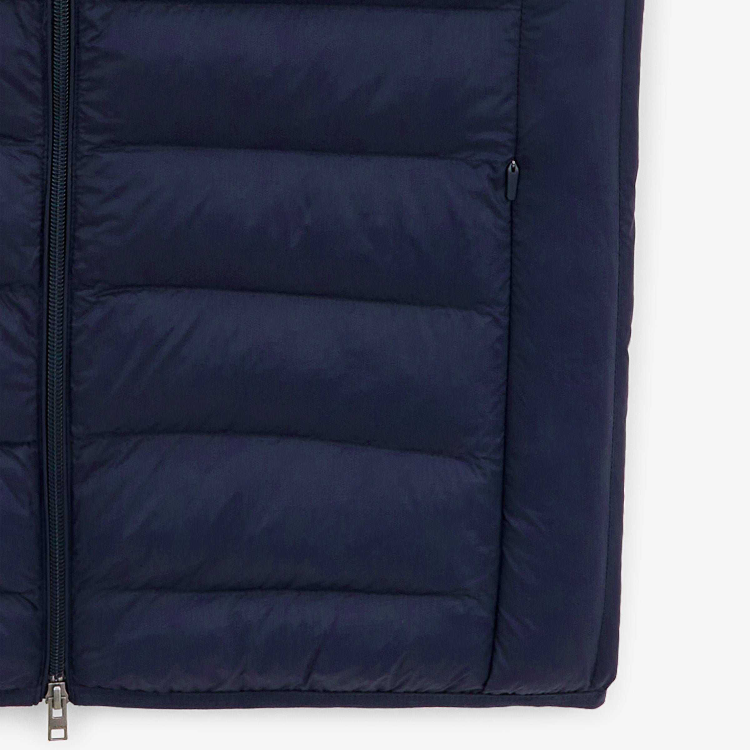 Navy blue sleeveless puffer jacket SERGE BLANCO Blue