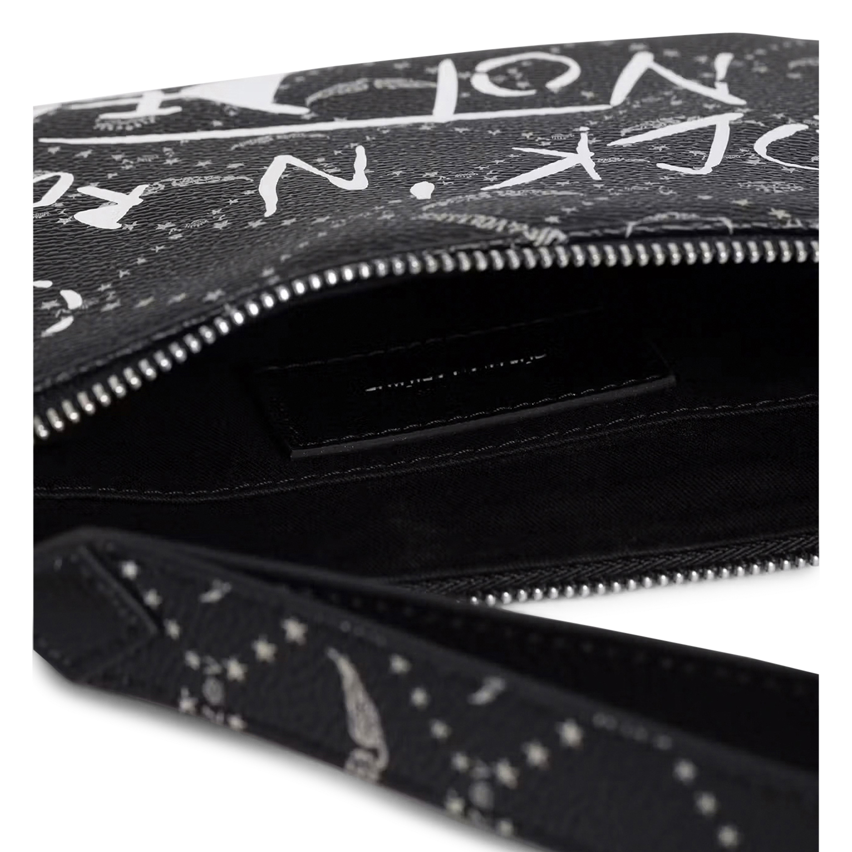 Pochette zippée à motifs ZADIG&VOLTAIRE Noir