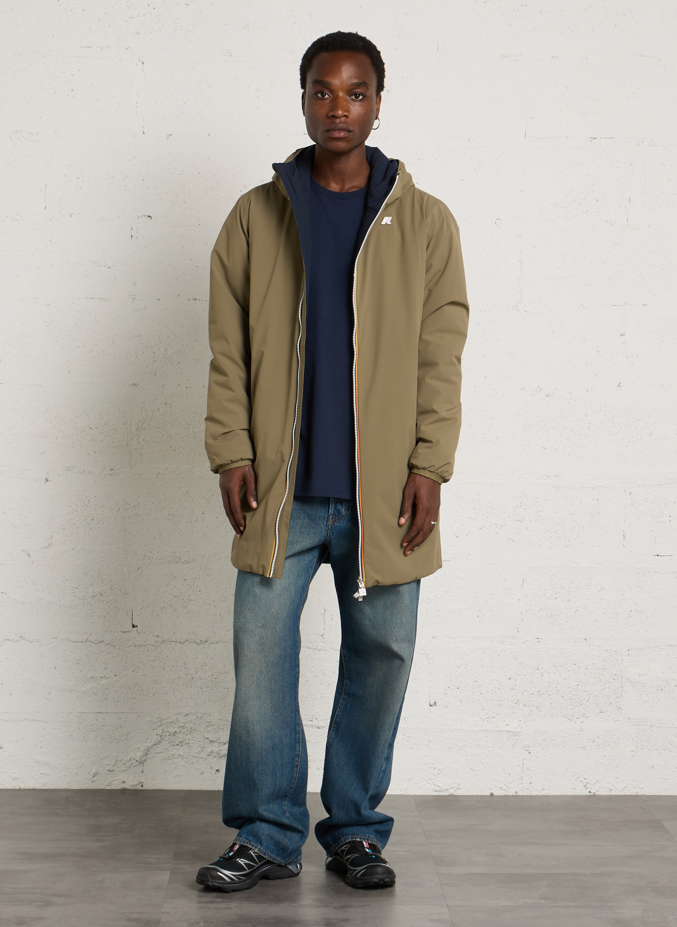 Straight jacket with hood K-WAY Multicolored