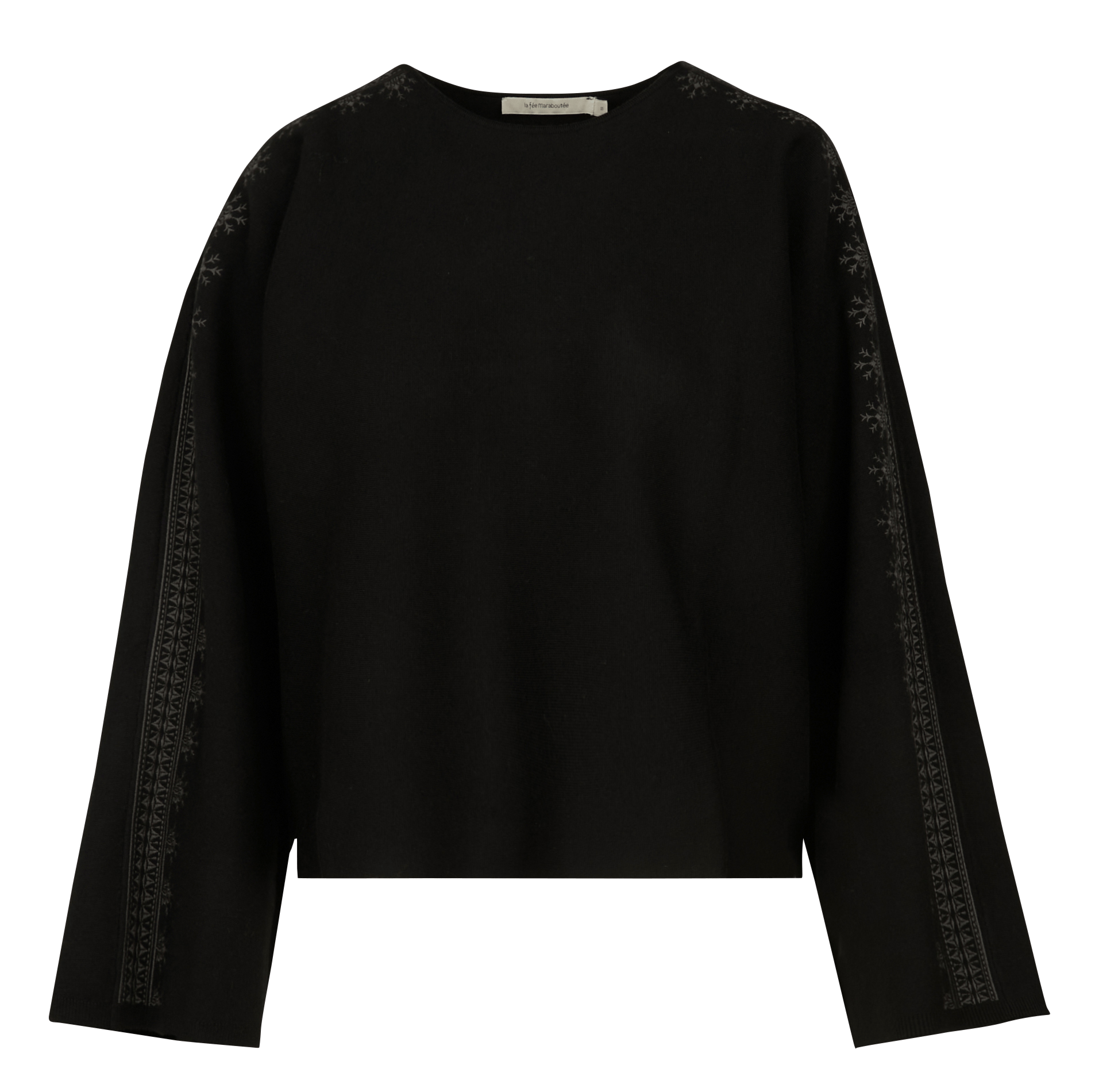 Oversize-Pullover mit Rundhalsausschnitt LA FEE MARABOUTEE Mehrfarbig