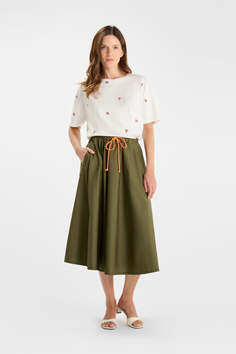 Round-neck T-shirt LE TEMPS DES CERISES White