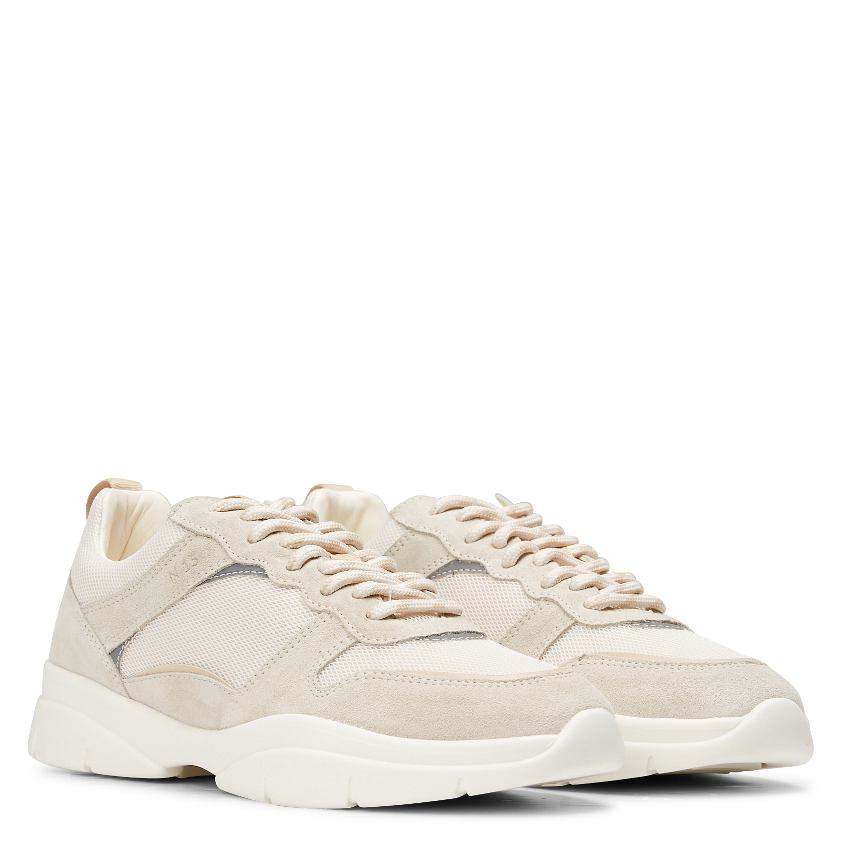 Baskets basses en cuir RIVECOUR Blanc