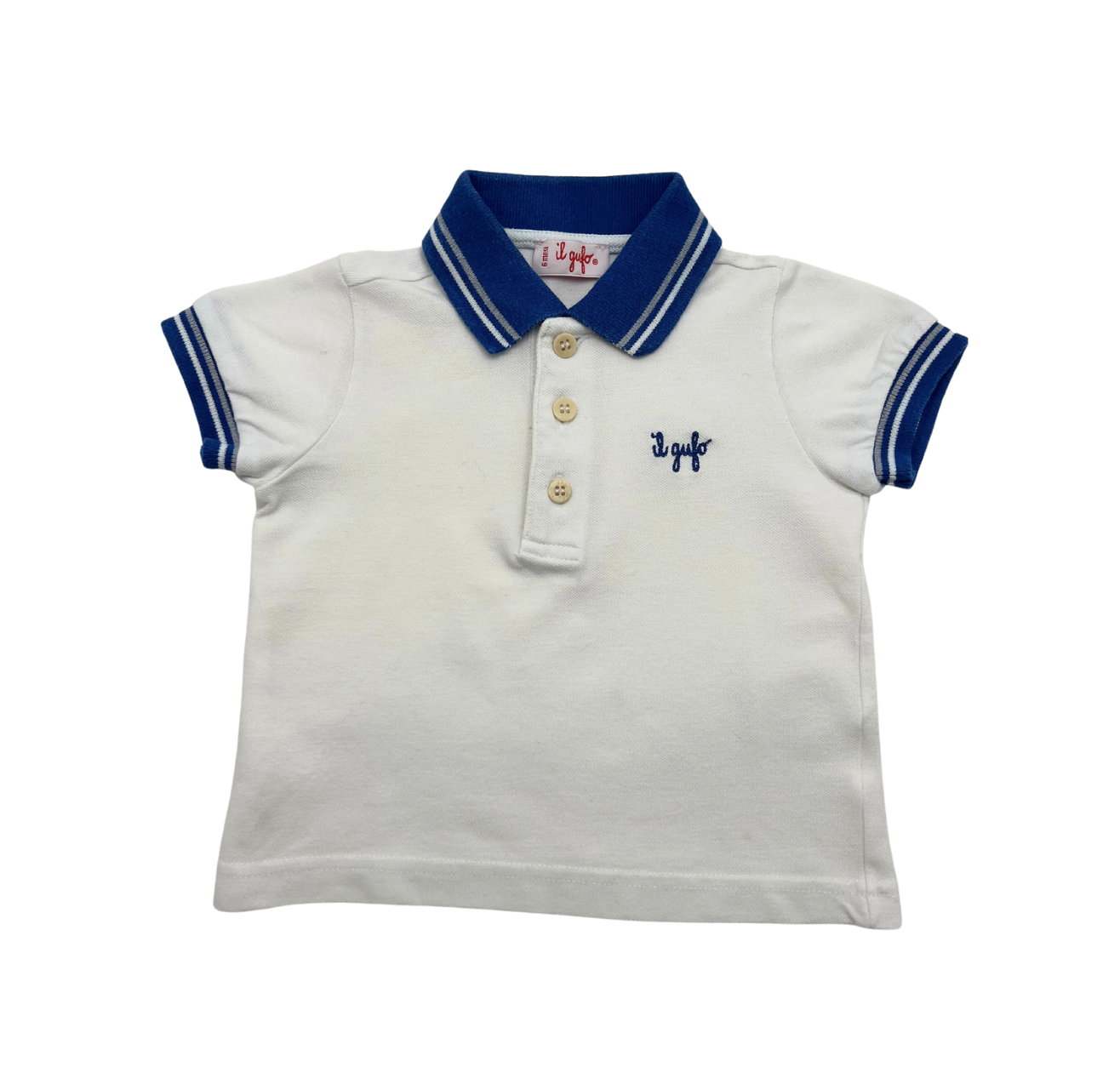 Blue baby set - 6 months IL GUFO - Seconde main Blue