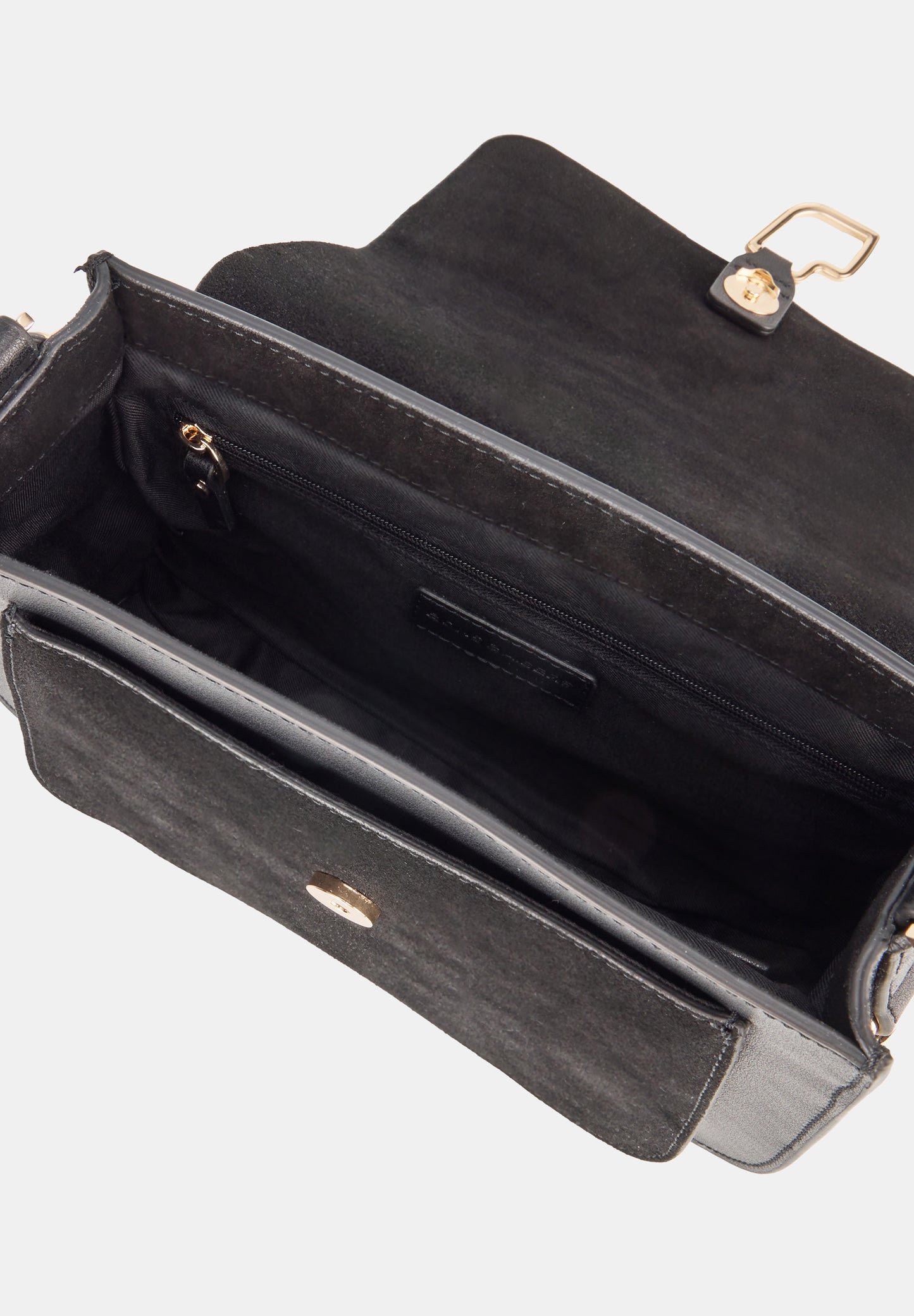 Leather shoulder bag BONS BAISERS PARIS Black