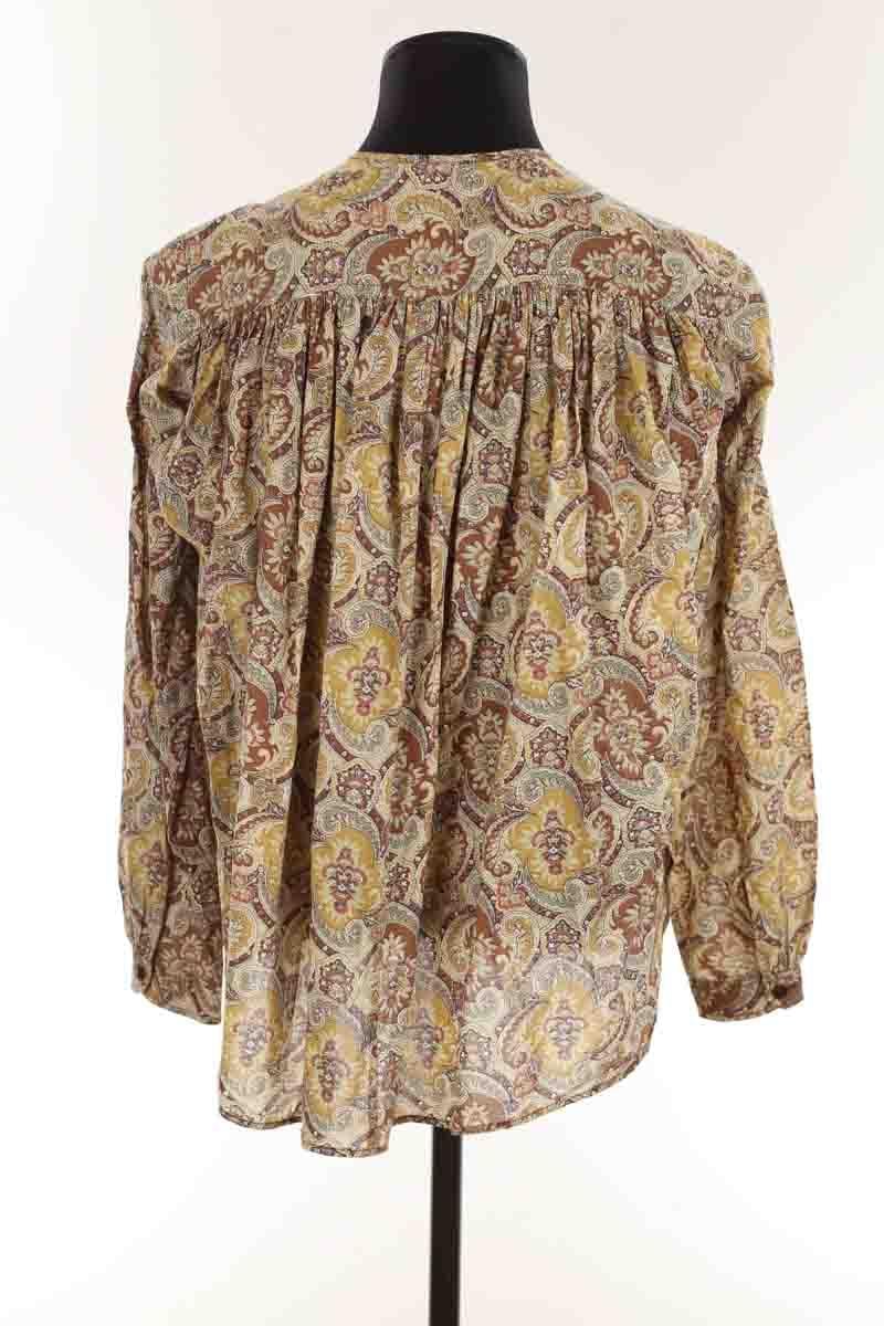 Cotton blouse LAURENCE BRAS - Seconde Main Khaki