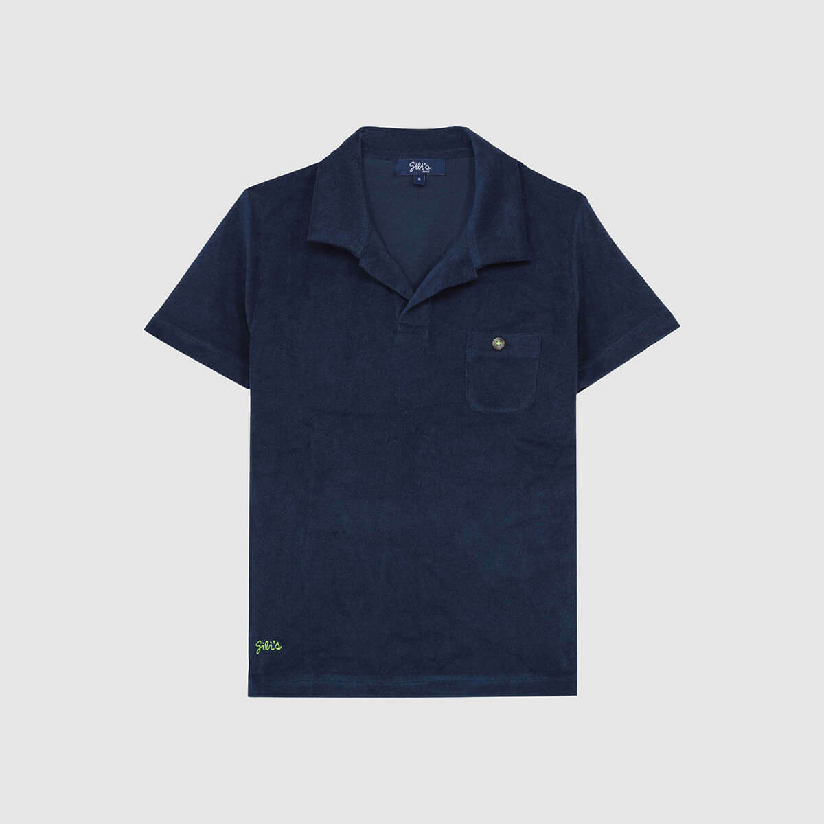Terry cloth polo GILI'S Blue