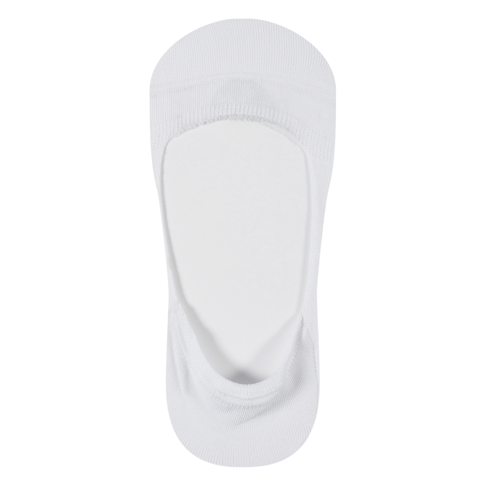 Pack mit 2 Paar unsichtbaren Socken aus Baumwollmischung BLEUFORET Weiss