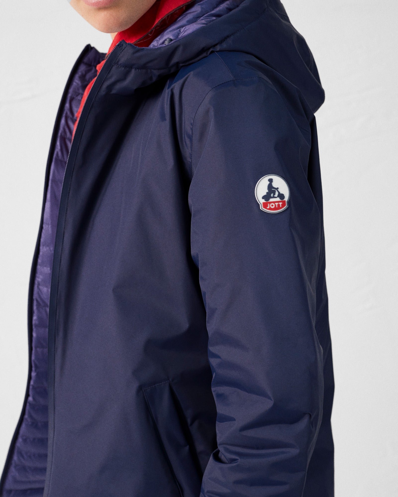 Reversible ultralight hooded down jacket Bangkok 2.0 JOTT Blue