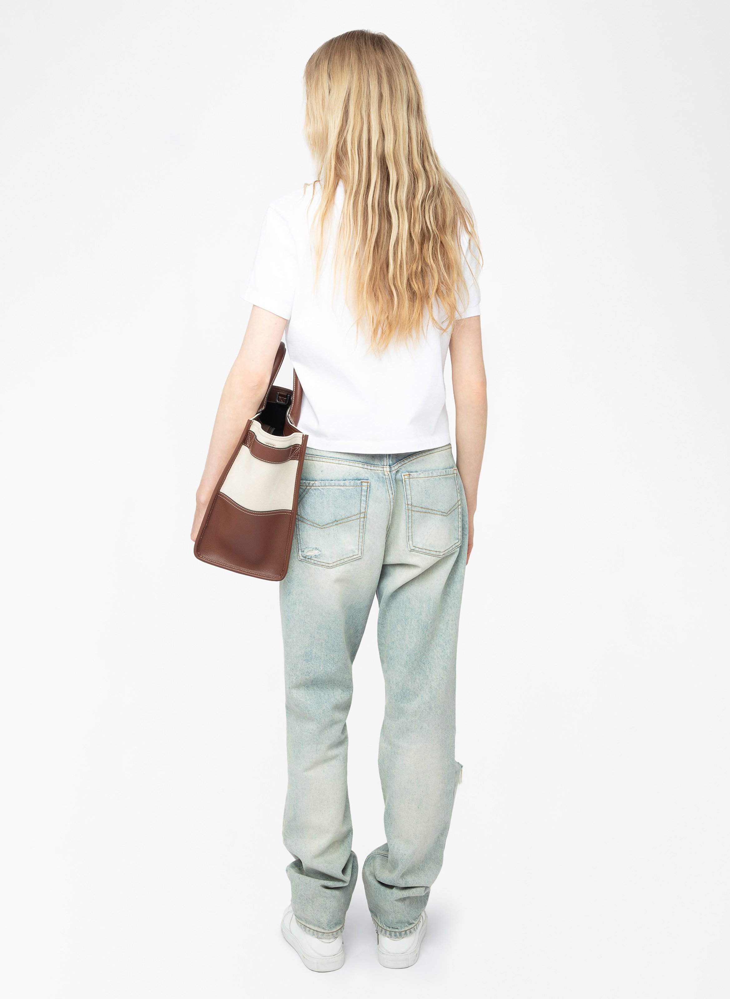 Polo court en coton ZADIG&VOLTAIRE Blanc