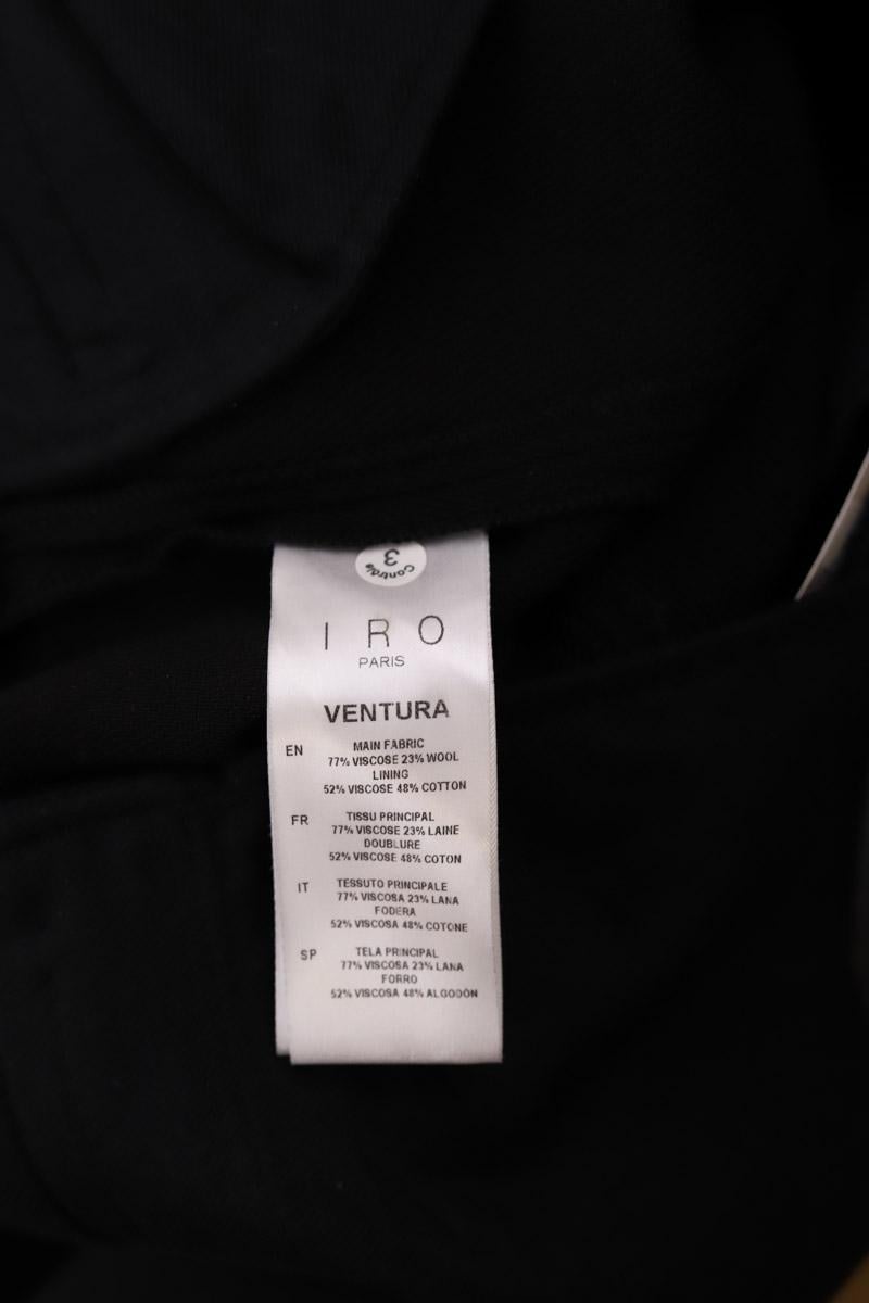 Wide cotton trousers  IRO - Seconde Main Black