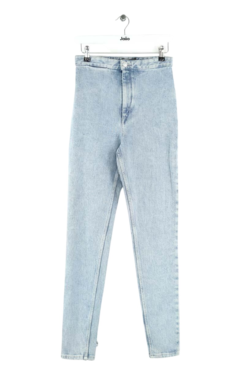Cotton straight jeans ISABEL MARANT - Seconde Main Blue