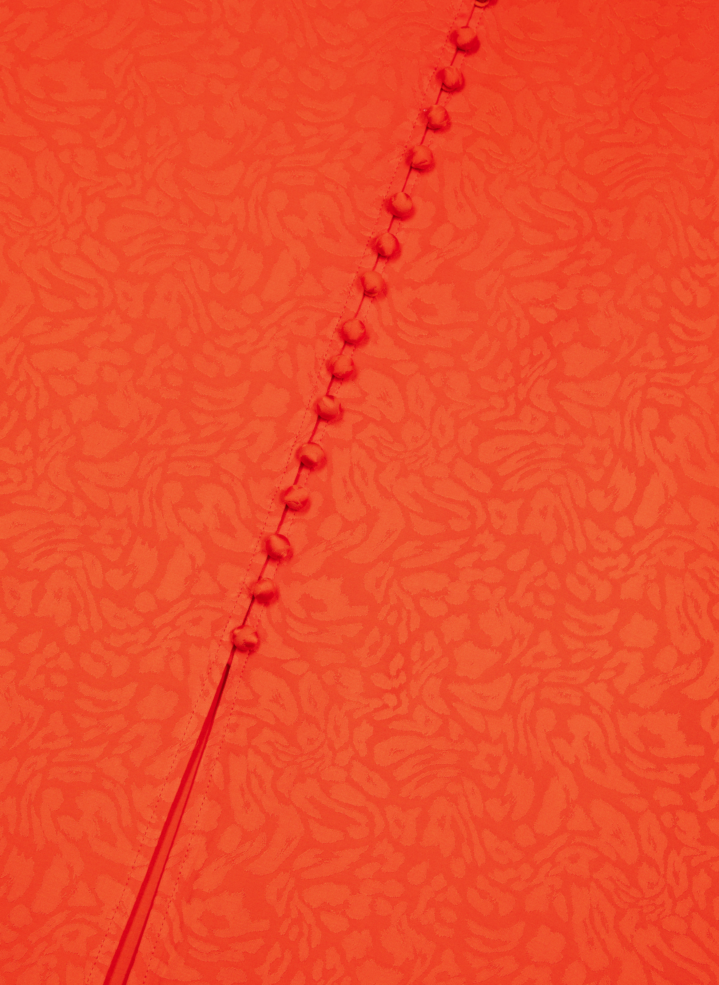 Jupe longue en jacquard THE KOOPLES Orange