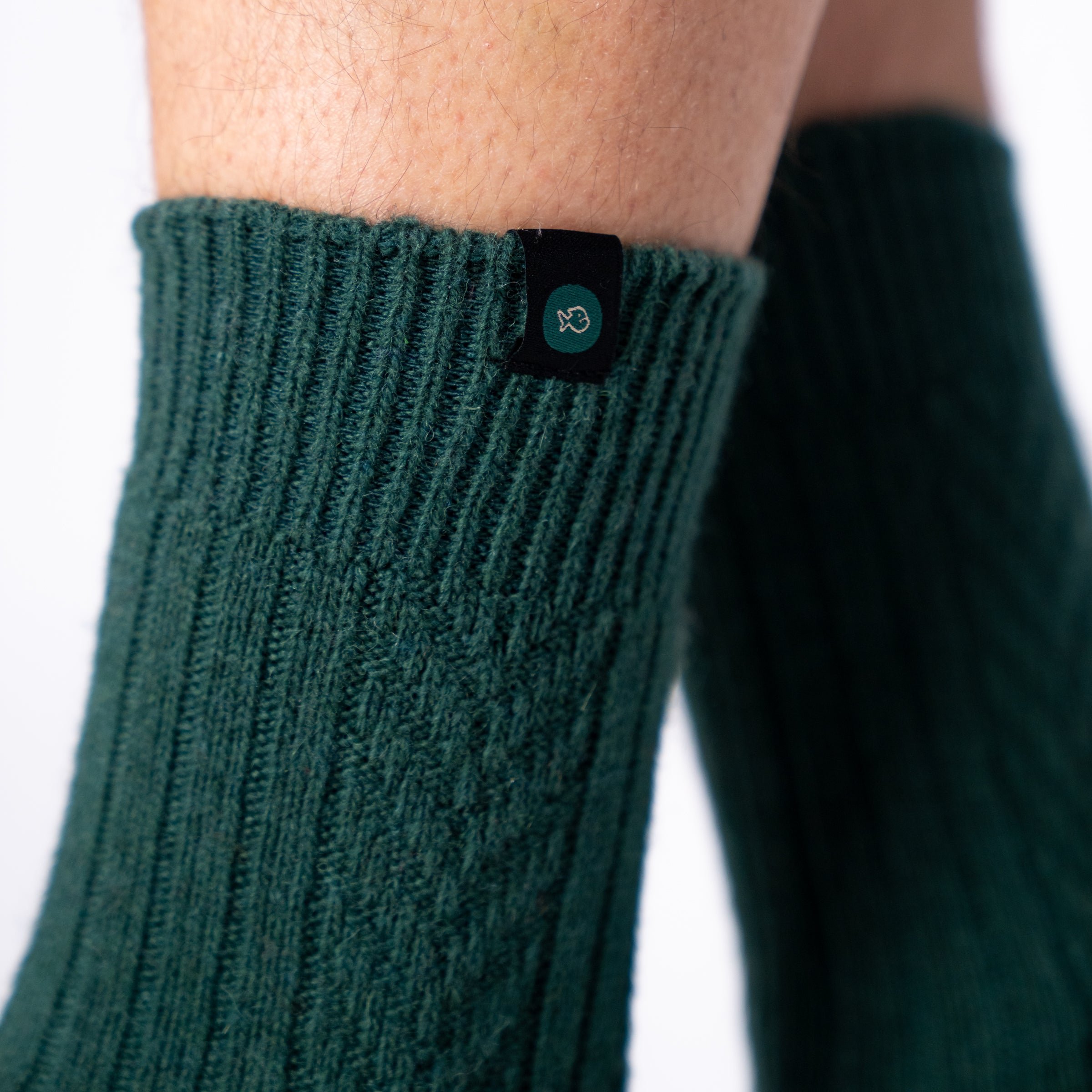 Wool socks BILLYBELT Green