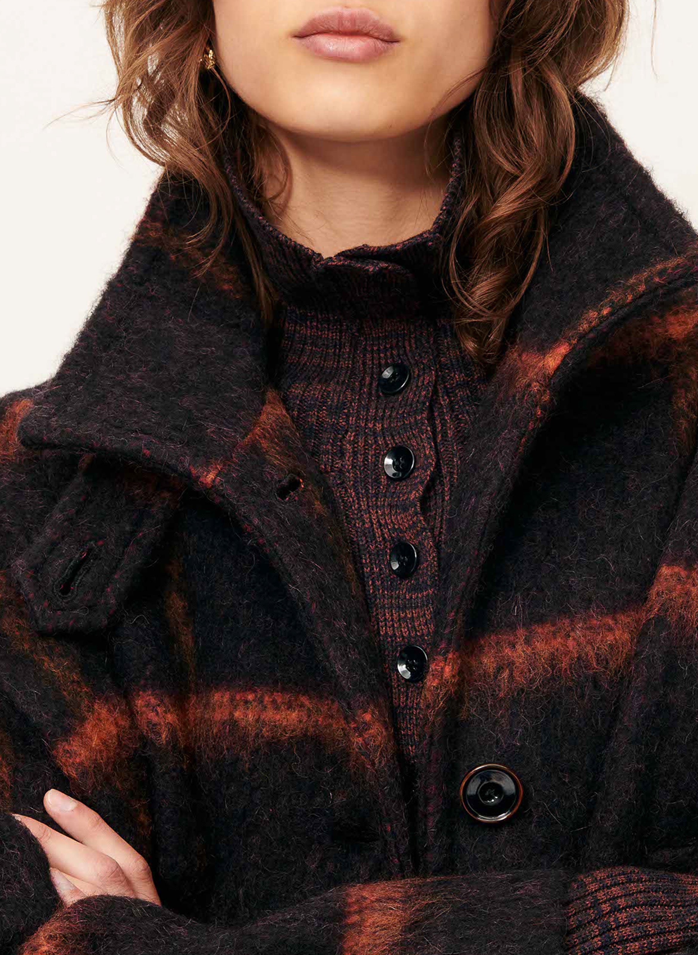 Alpaca wool coat  Blue