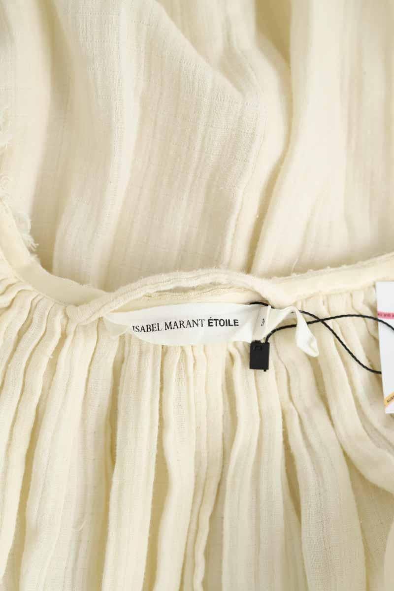Cotton dress ISABEL MARANT ÉTOILE - SECONDE MAIN Yellow