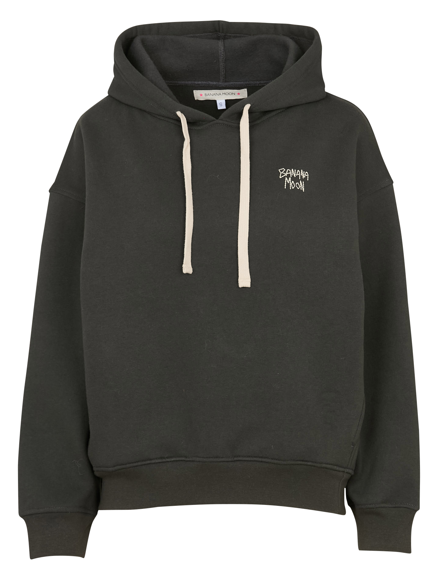 Sweat col rond en coton mélangé BANANA MOON Noir