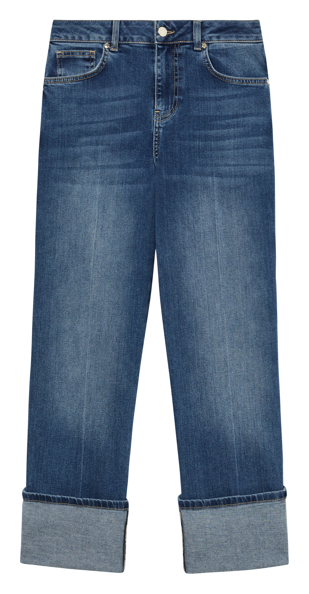 Jean droit en cootn mélangé ZAPA Bleu