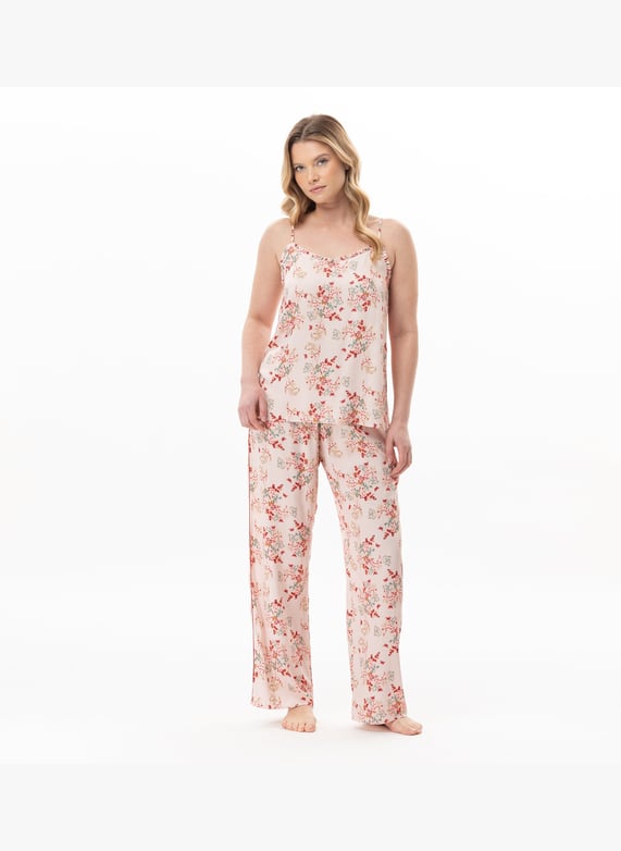 Pyjama en viscose Georgia 104 Multicolore Le chat Femme Place