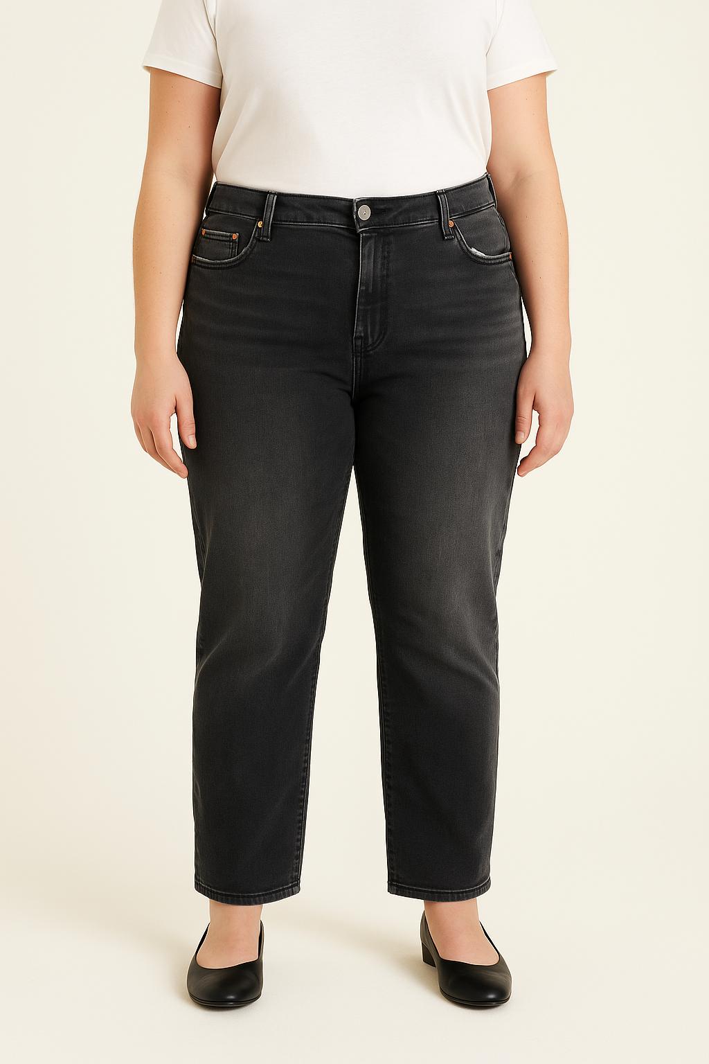 Cropped slim jeans with studs LEVI'S - Seconde main Grey