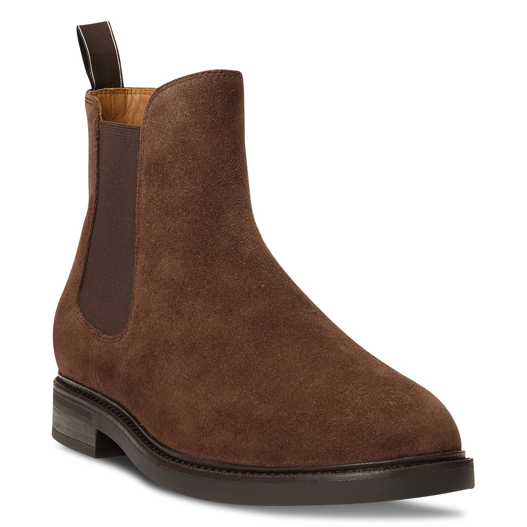 Boots en cuir POLO RALPH LAUREN Marron