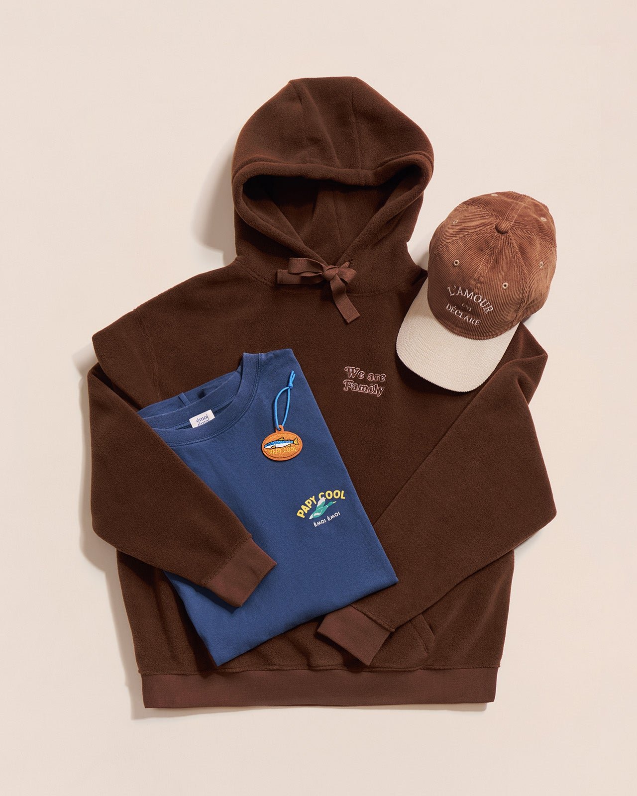 Le t-shirt papy cool bird en coton bio EMOI EMOI Bleu