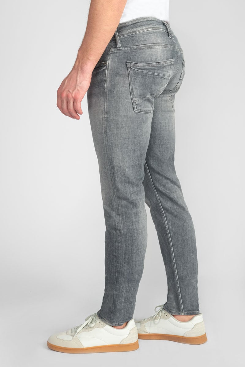 Slim stretch jeans, length 34 LE TEMPS DES CERISES Grey