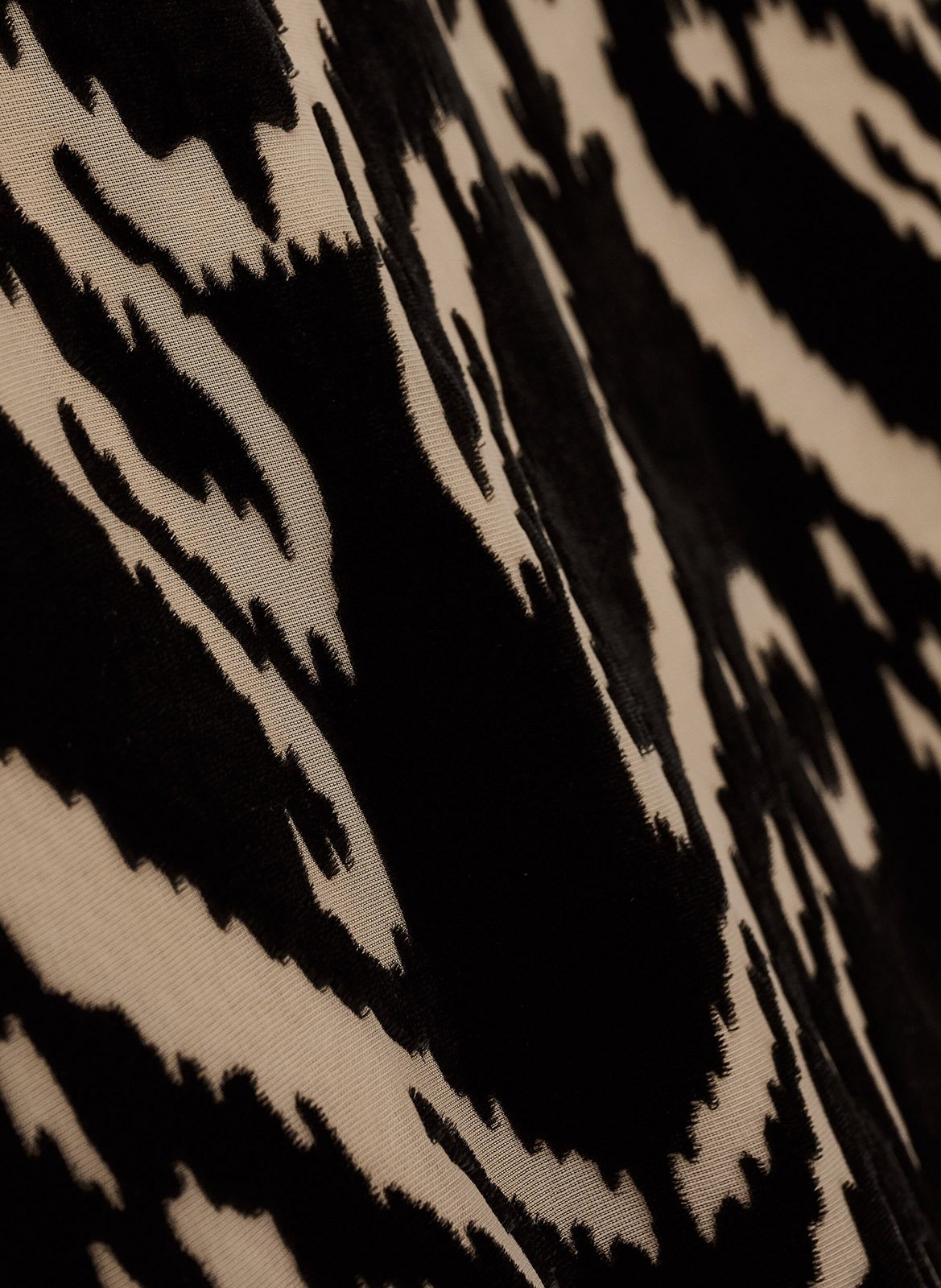 Jupe longue ample imprimée BA&SH Noir