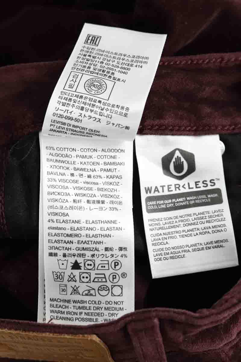 Slim jeans 721 LEVI'S - Seconde main Red