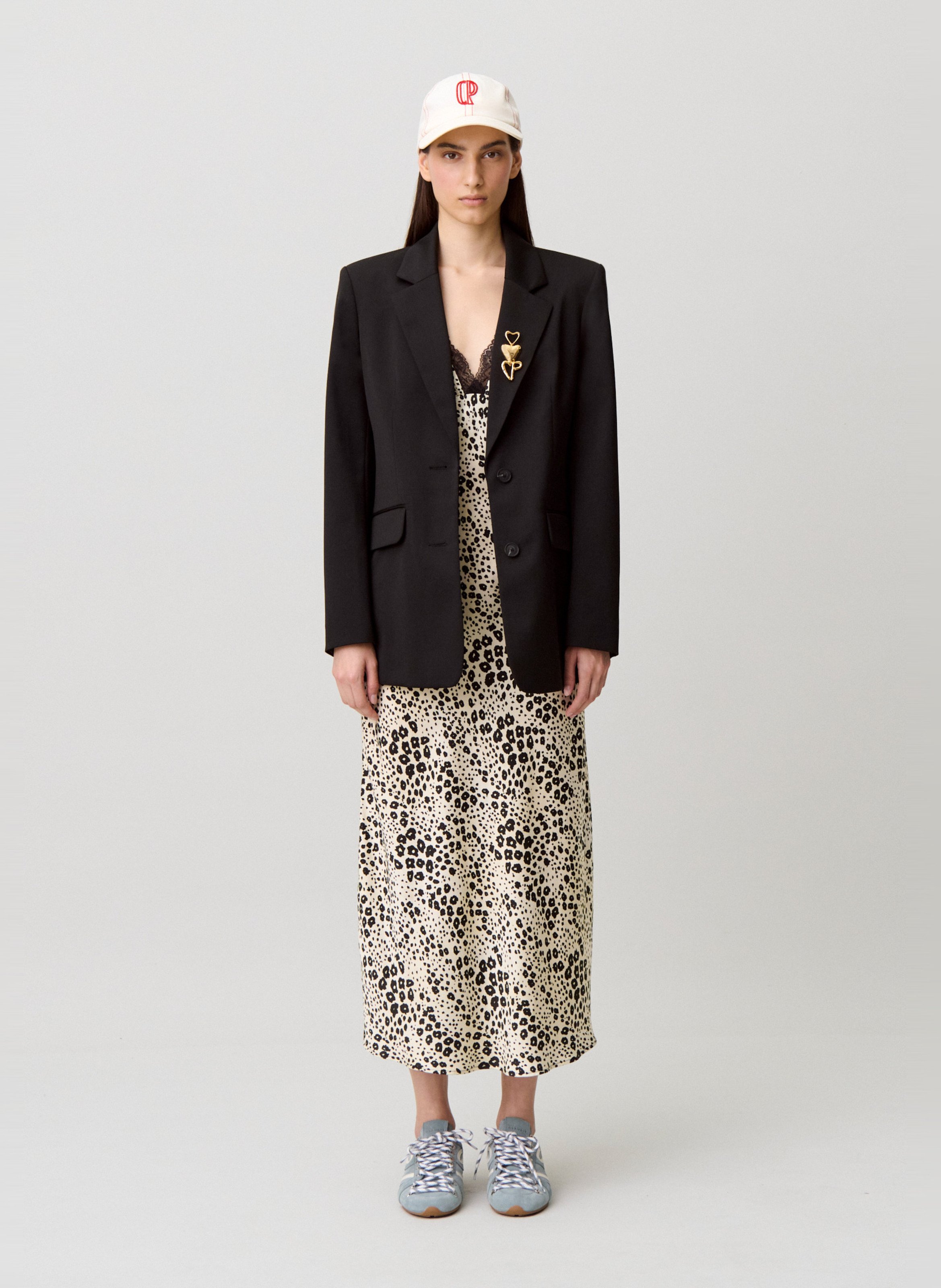 Fitted blazer jacket CLAUDIE PIERLOT Black