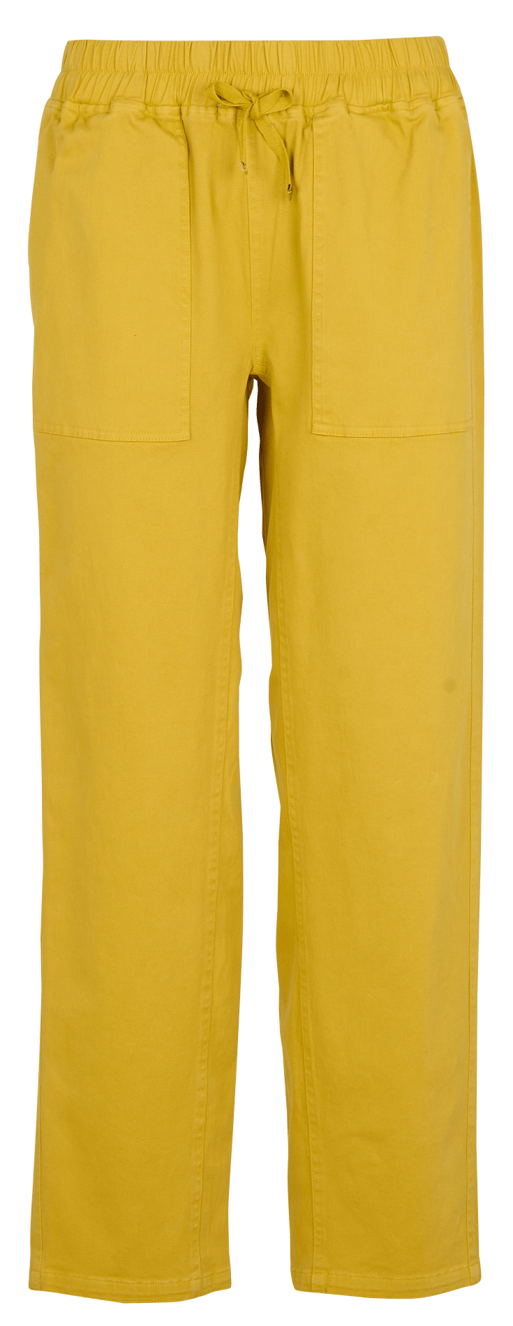 Pantalon droit en coton BELLA JONES Jaune