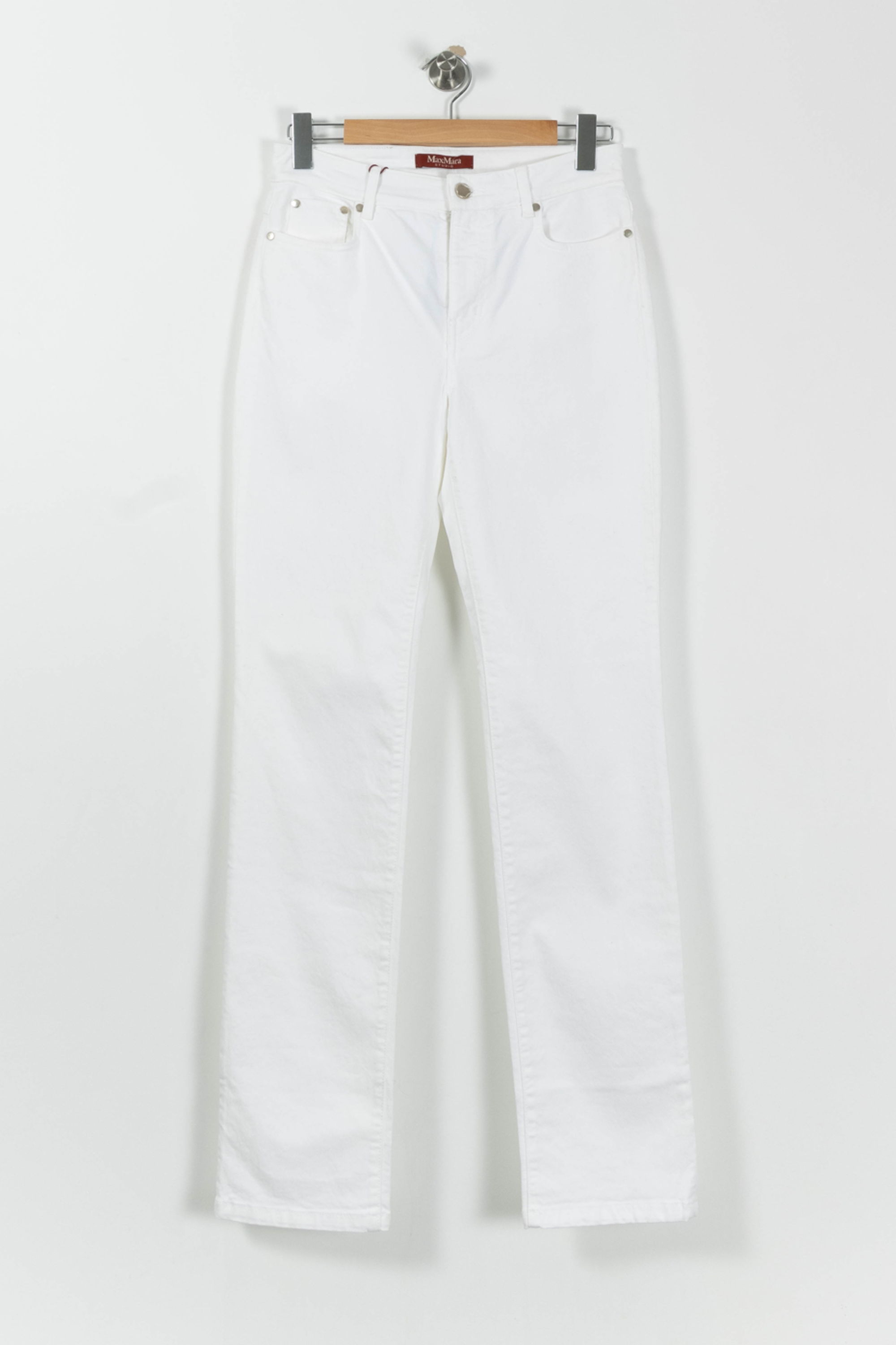 Pants MAX MARA - Seconde Main White