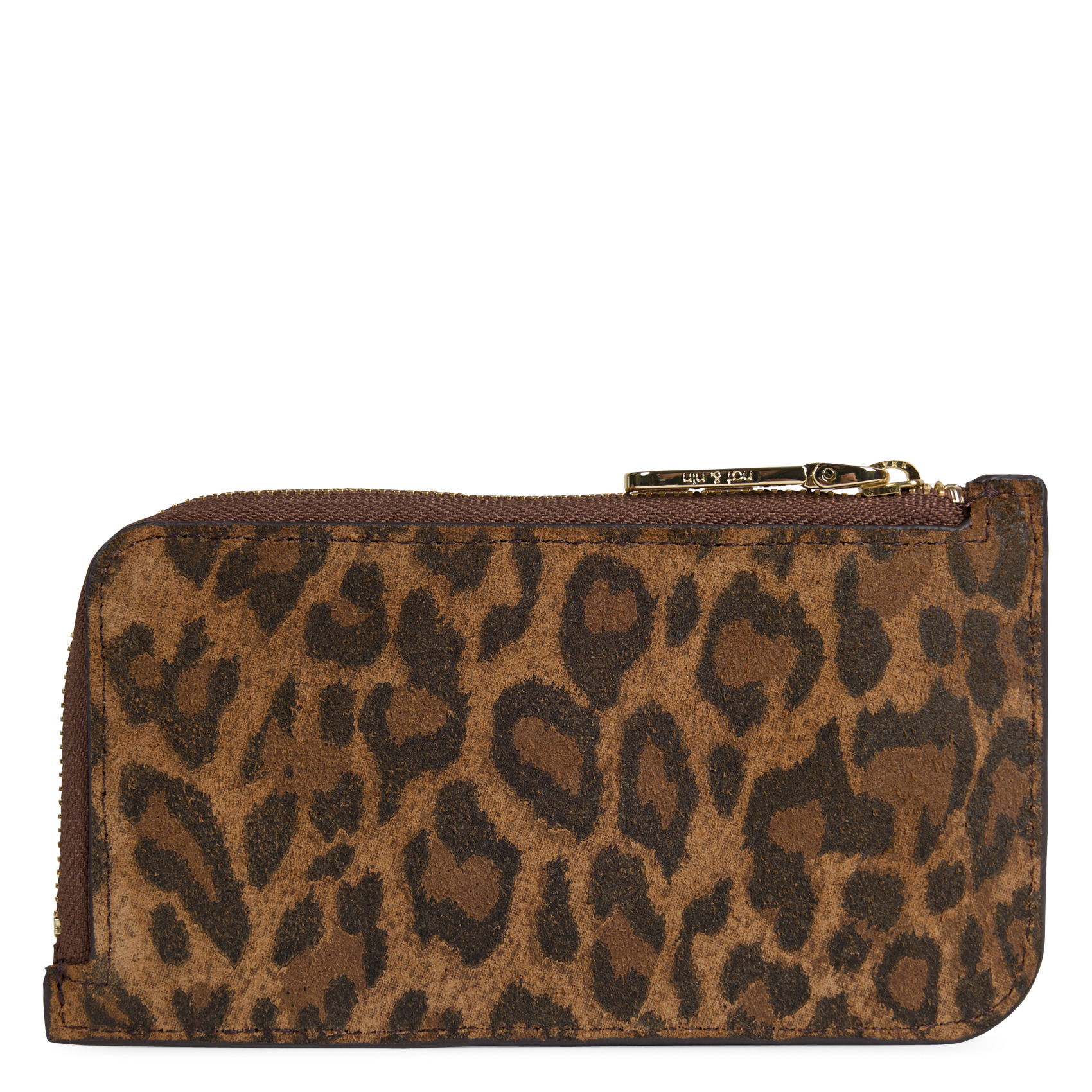 Porte-cartes en cuir NAT & NIN Marron