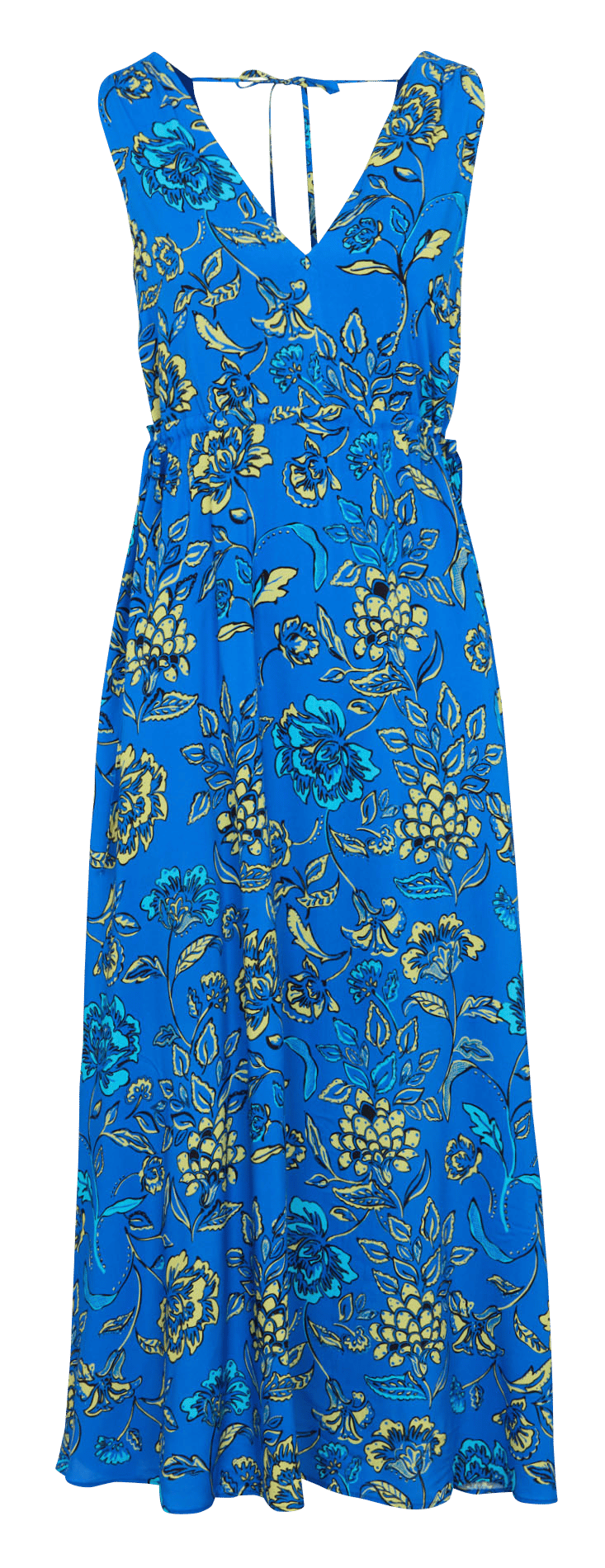 Langes Kleid mit Print SUD EXPRESS Blau