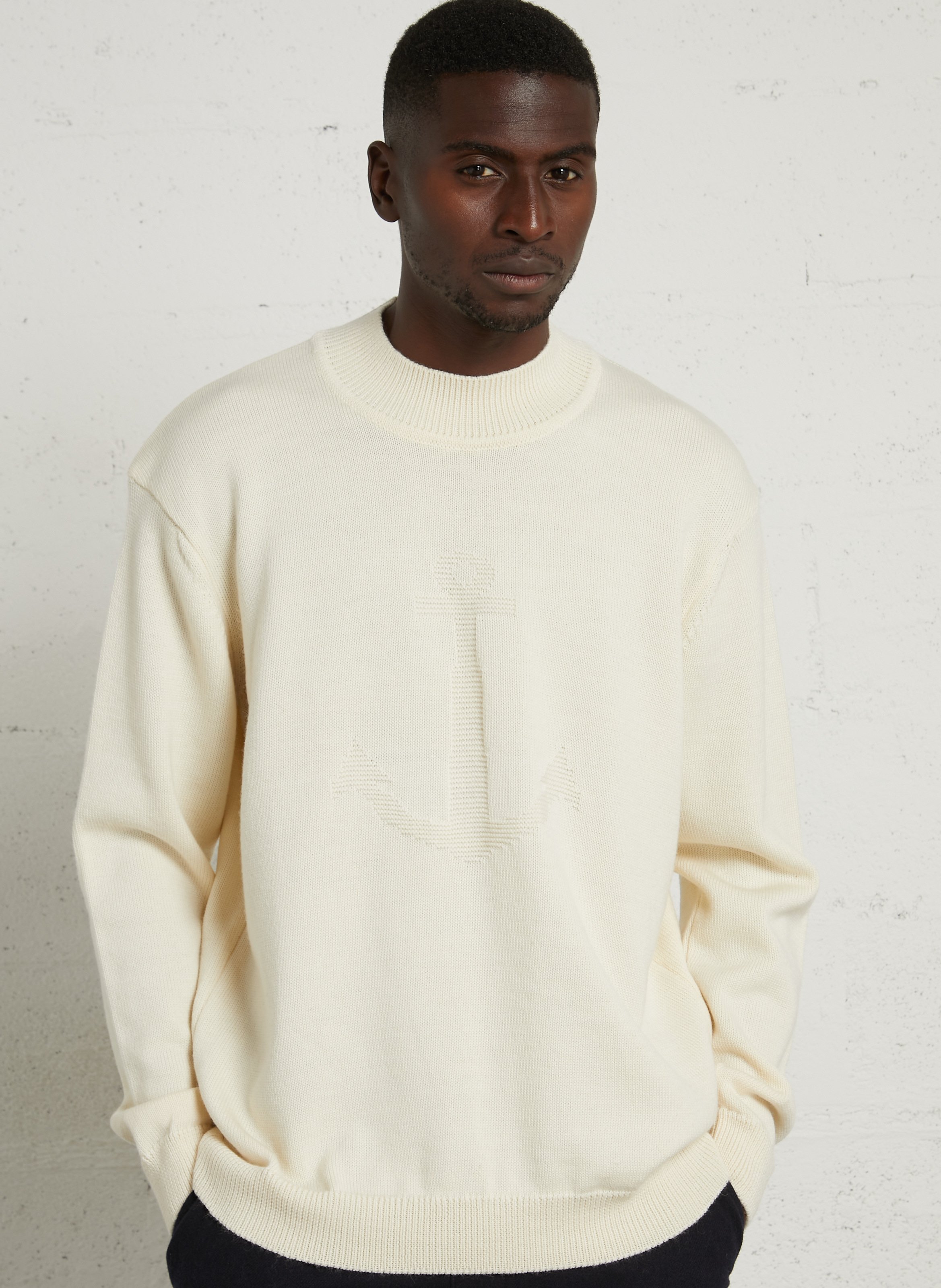 Gerade geschnittener Wollpullover ARMOR LUX Beige