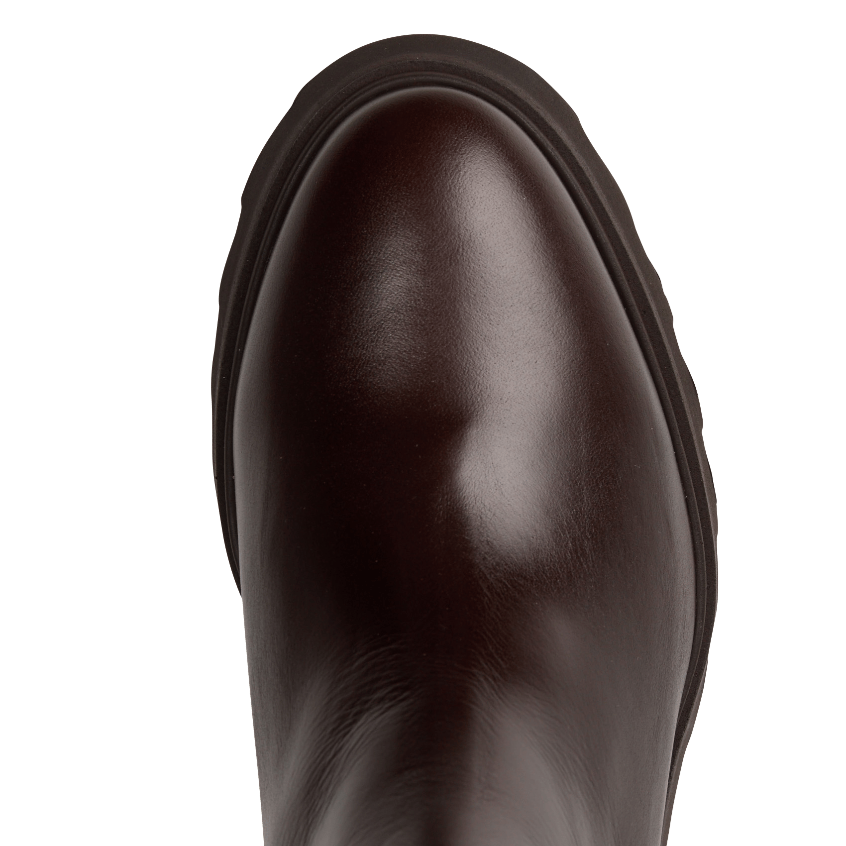 Leather mid-calf boots BOBBIES Brown
