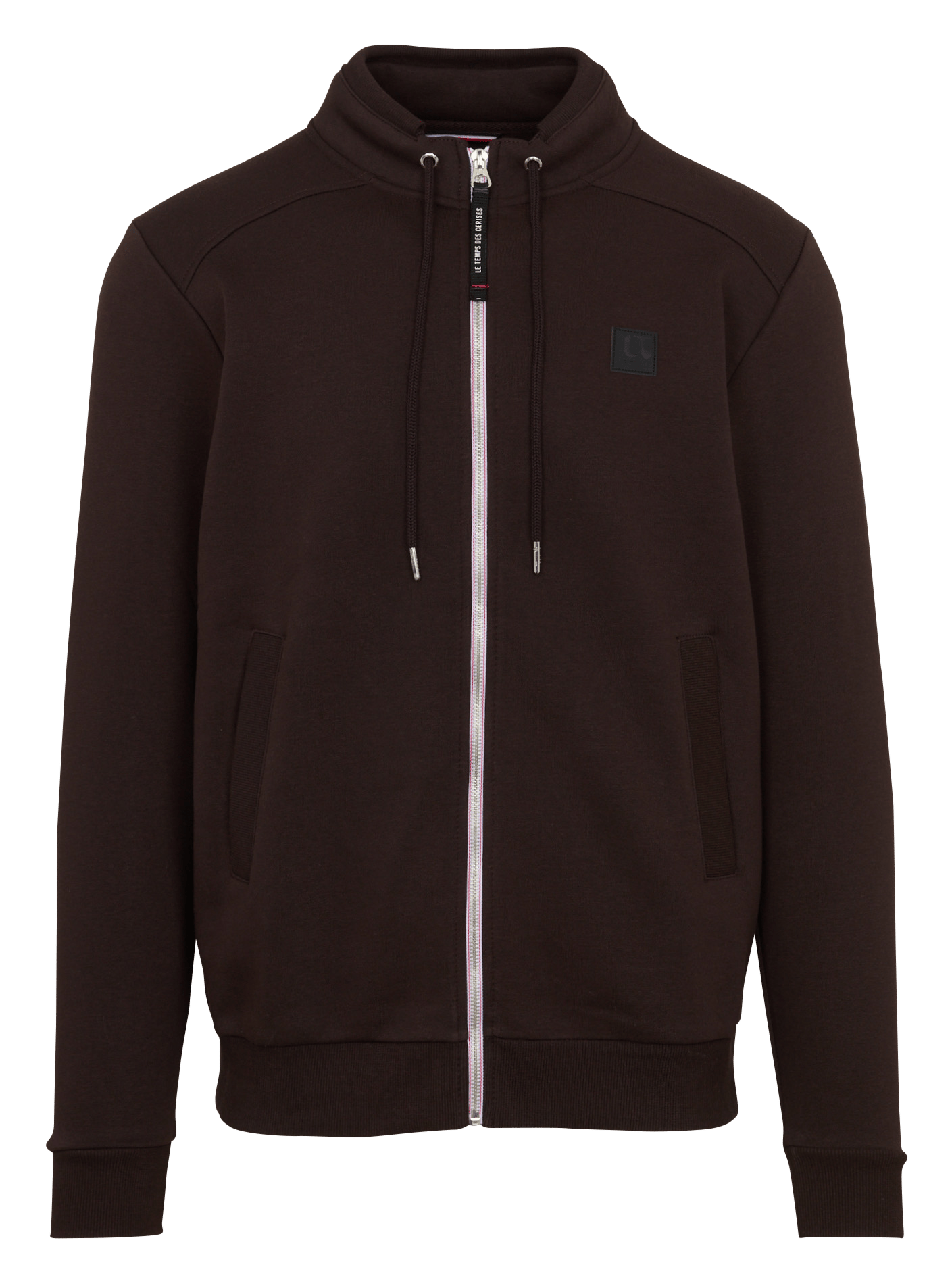 Pullover aus Baumwoll-Mix mit Reißverschluss-Kragen LE TEMPS DES CERISES