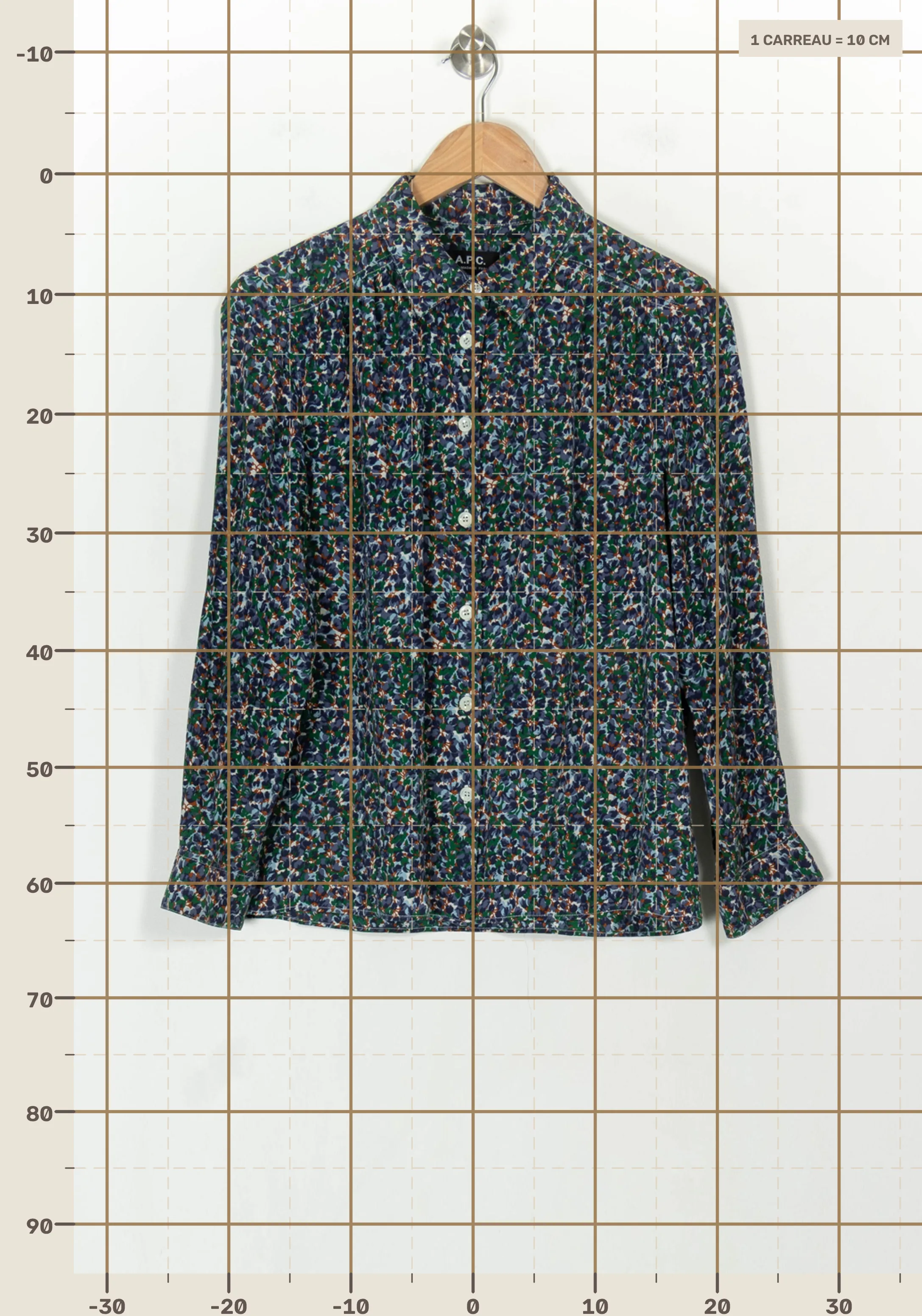 Shirt A.P.C - Seconde main Multicolored