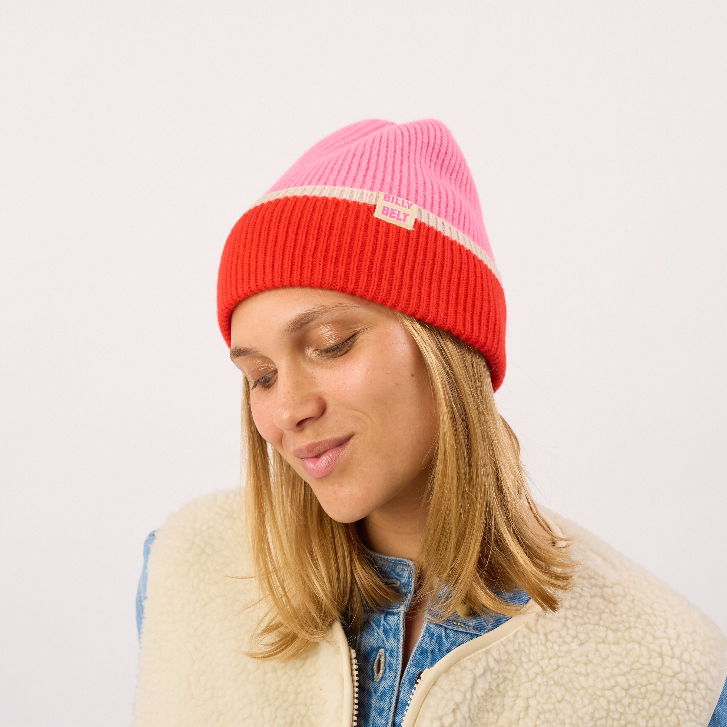 Wool hat BILLYBELT Pink