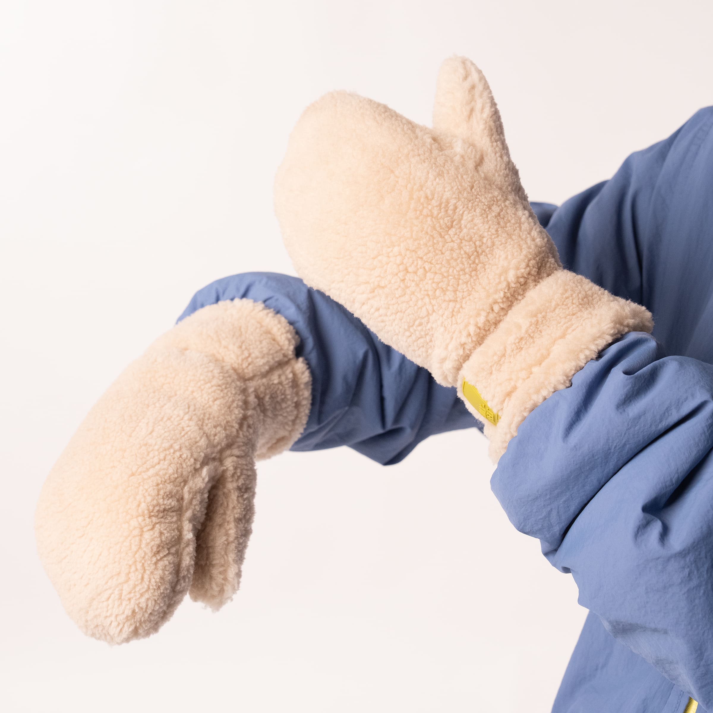 Polar sherpa mittens | Beige BILLYBELT Women