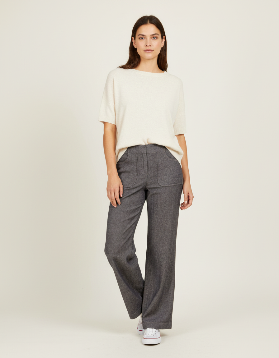 Pants TARA JARMON - Seconde Main Blue