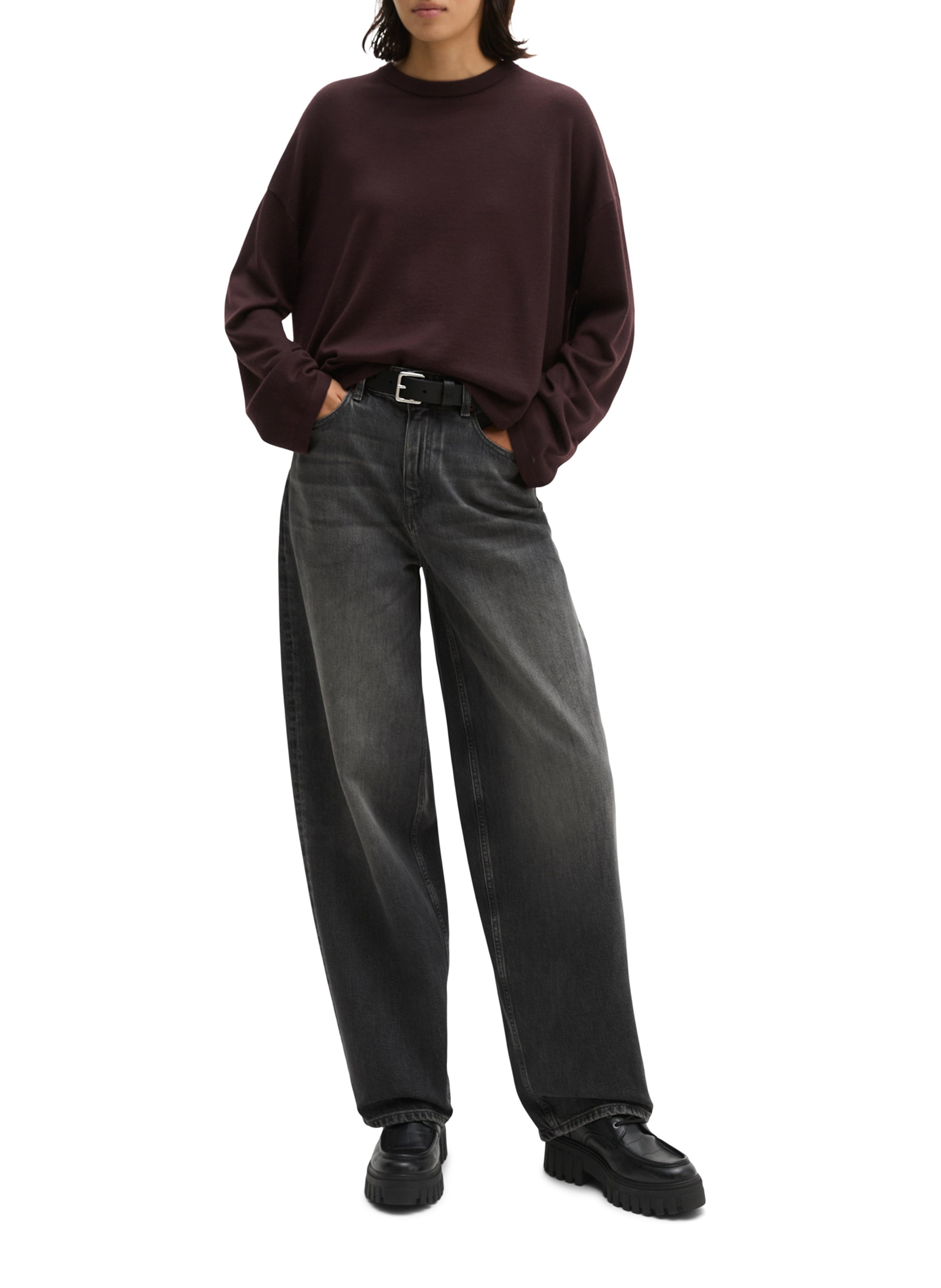 Pull ample en laine mélangée MARC O'POLO Rouge
