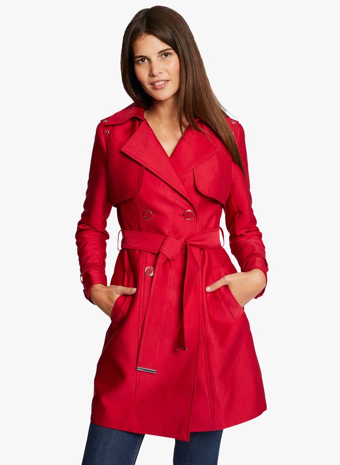 manteau rouge femme morgan