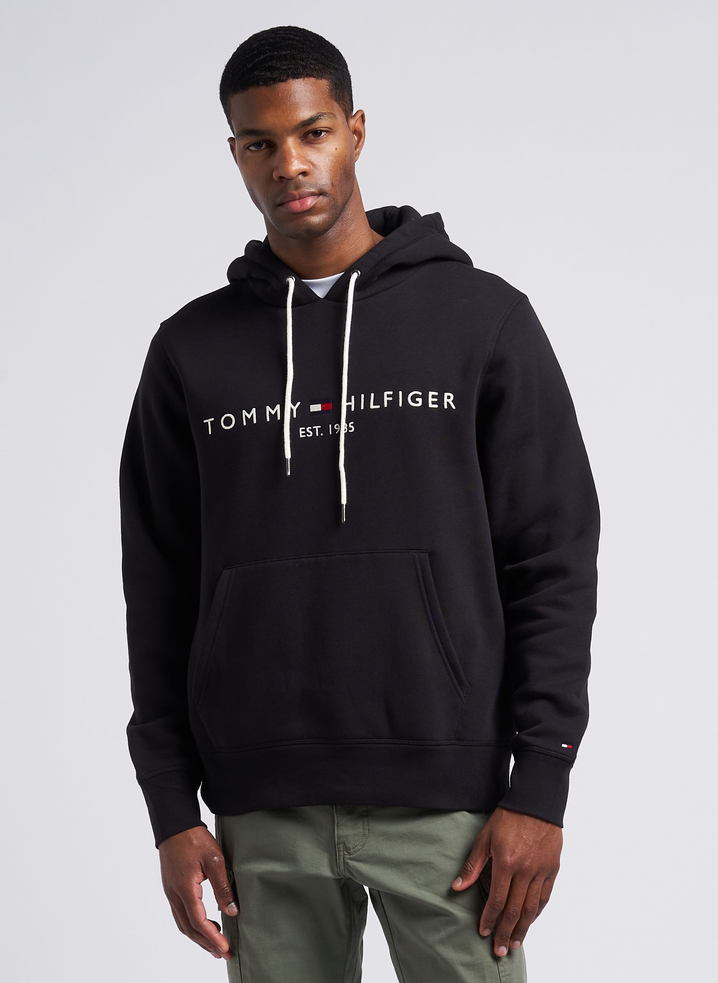 Sweat tommy best sale hilfiger noir homme