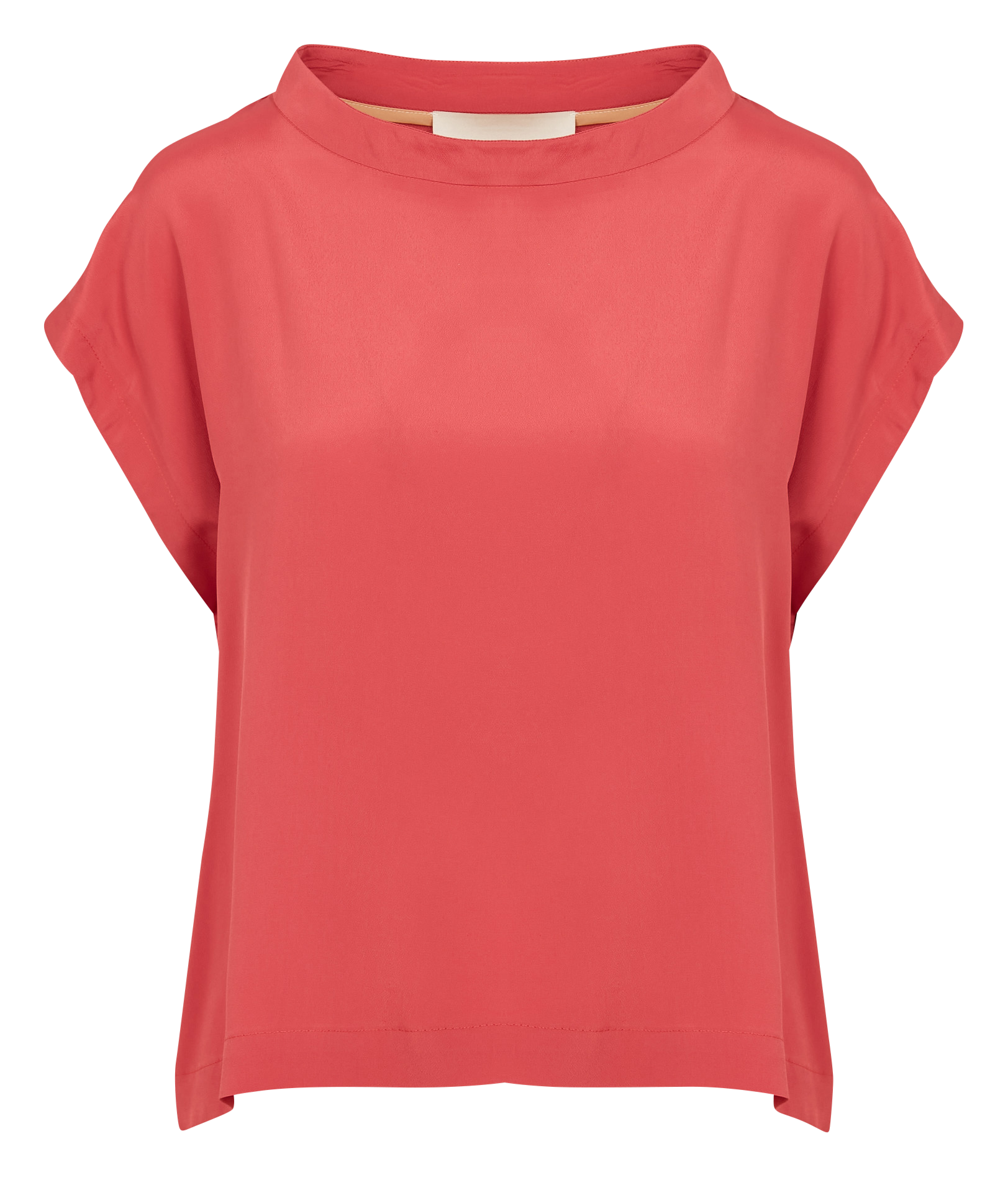 Fluid boat-neck top MOMONI Orange