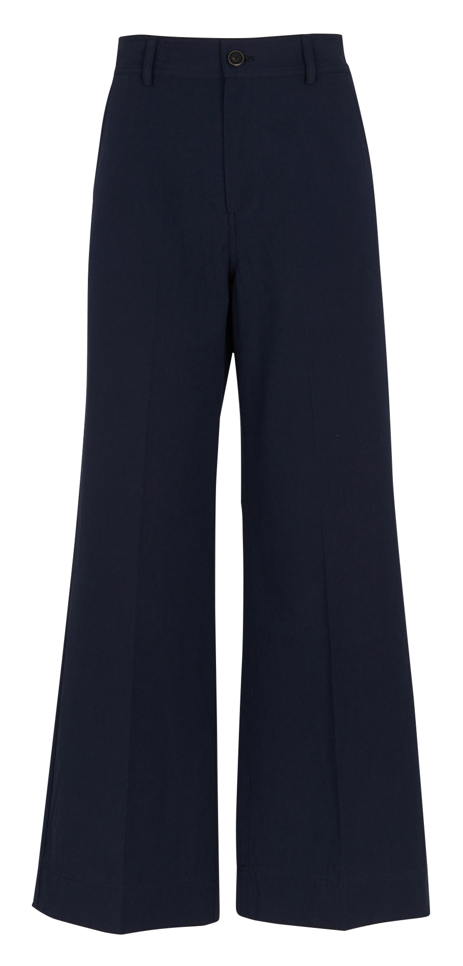 Pantalon flare taille haute POMANDERE Bleu