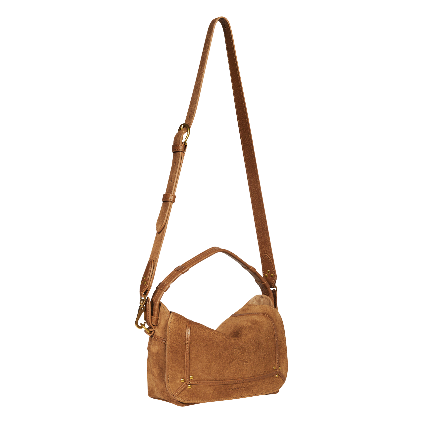 Leather shoulder bag JEROME DREYFUSS Brown