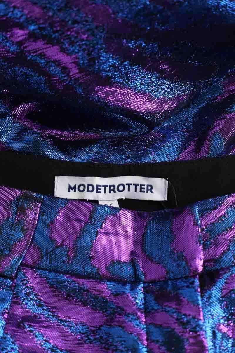Pantalon carot MODETROTTER - Seconde Main Violet
