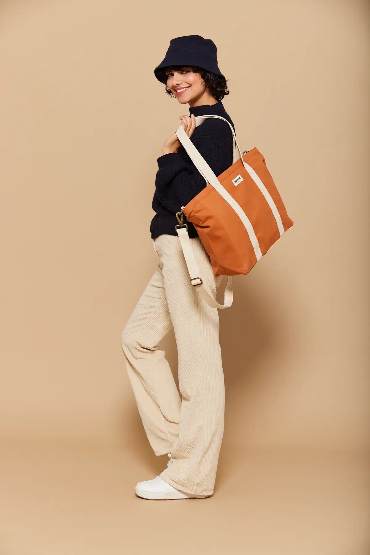 Cotton tote bag HINDBAG Orange