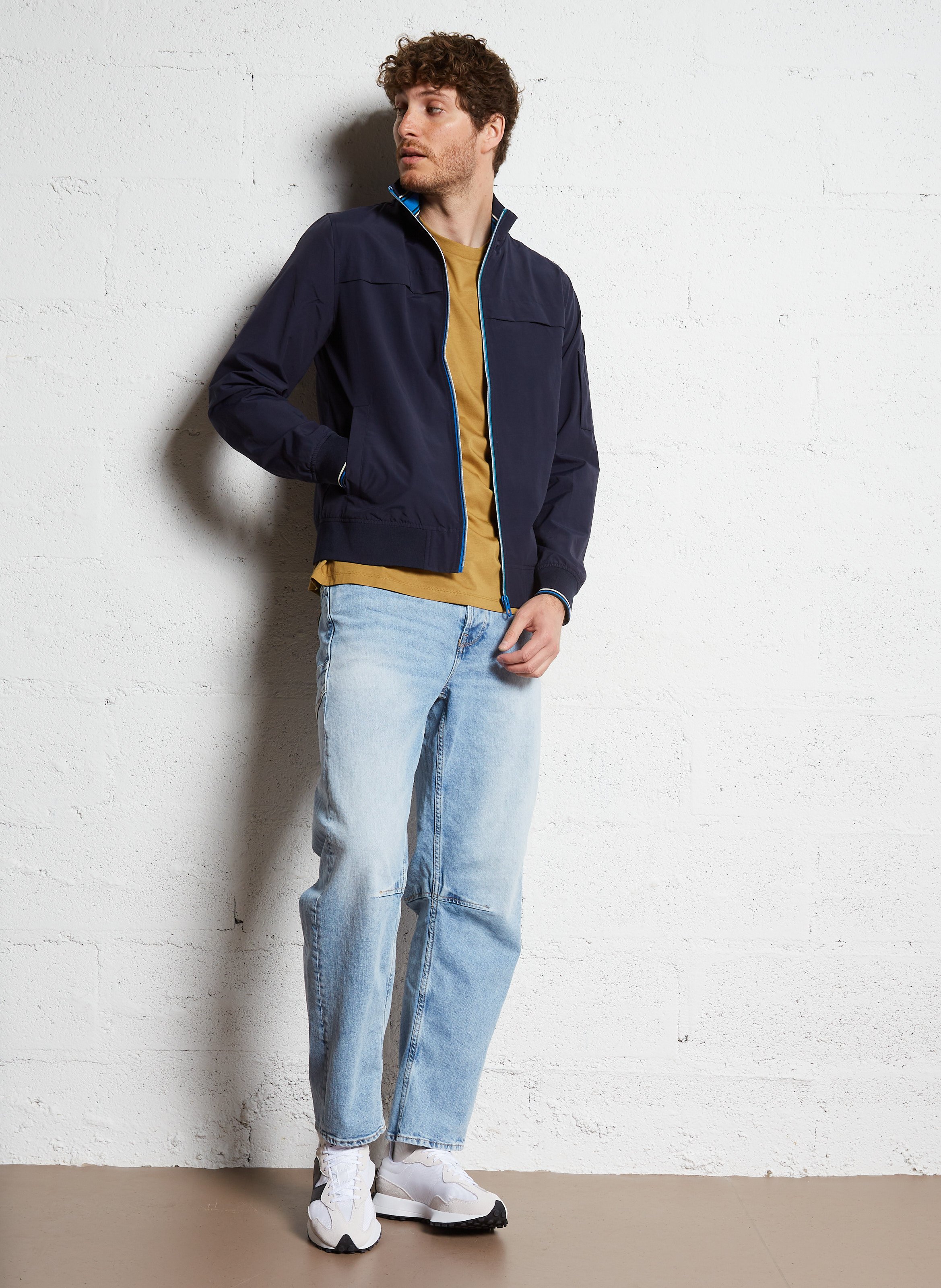 Gerade geschnittene Jeans aus Baumwollmischung LE TEMPS DES CERISES Blau