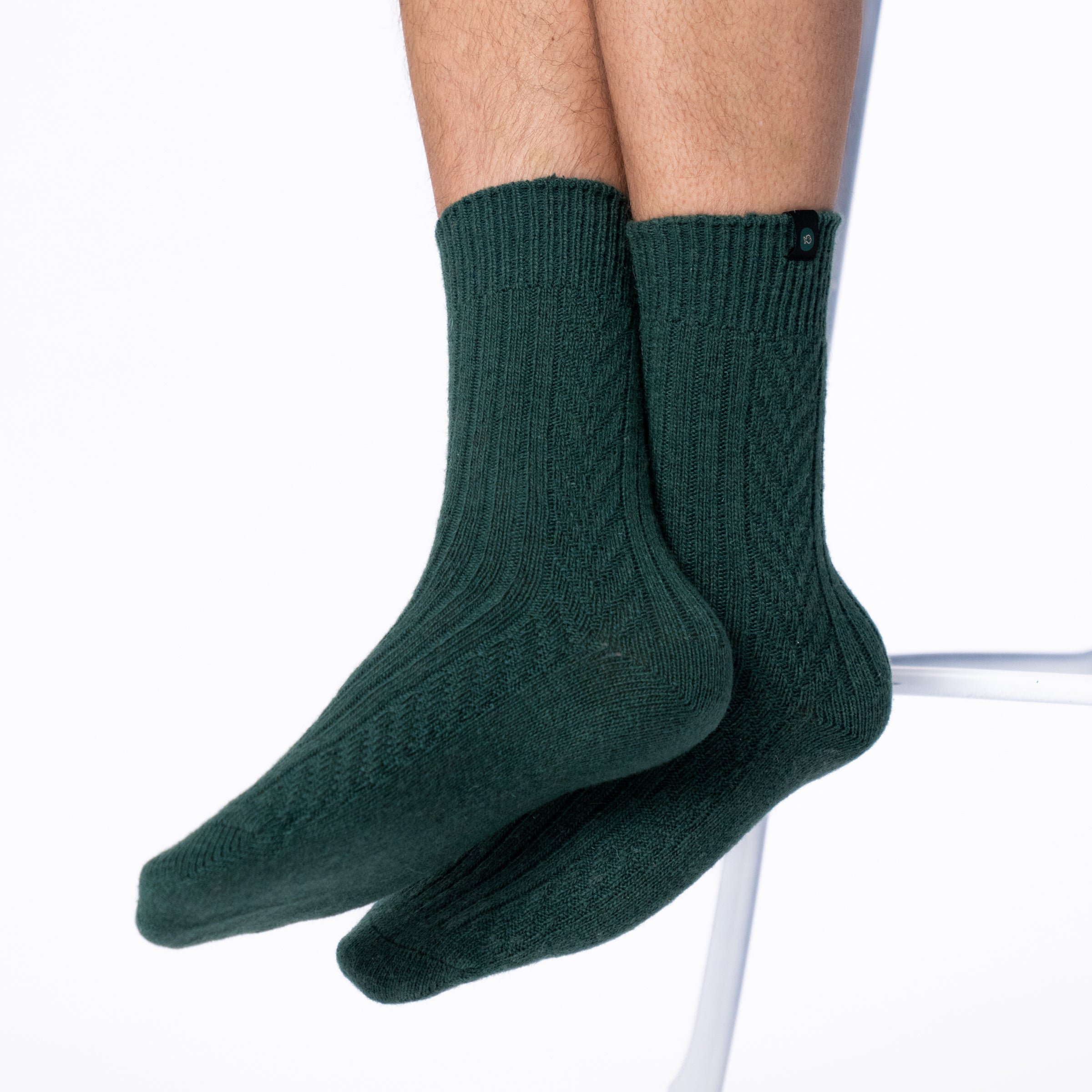 Wool socks BILLYBELT Green